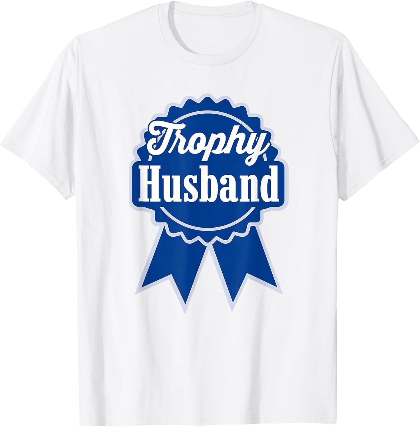 Trophy Husband Retro Ribbon Style