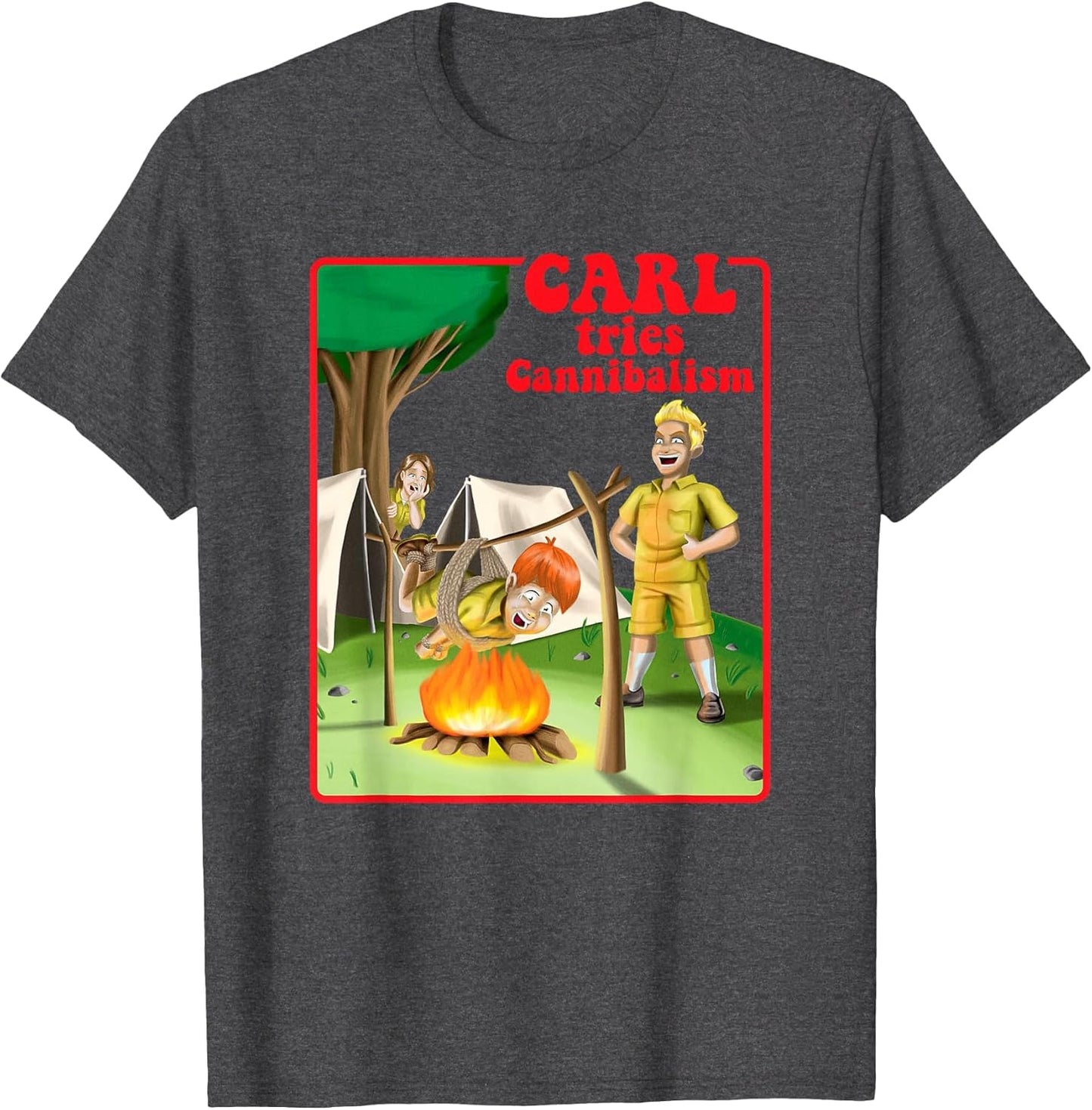 Carl Tries Cannibalism - Cute Horror Shirt - Funny Horror
