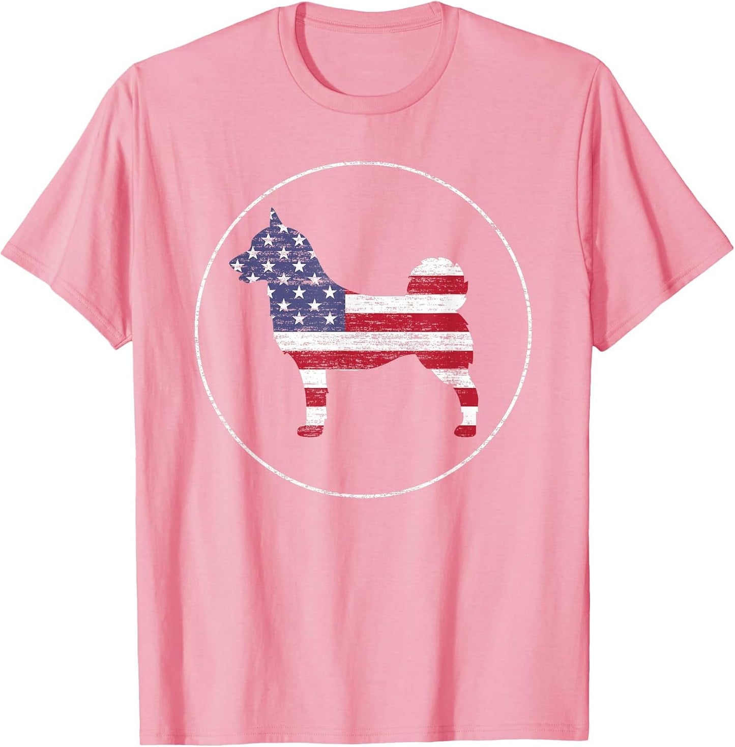 Norwegian Buhund American Flag Patriotic Dog Owner