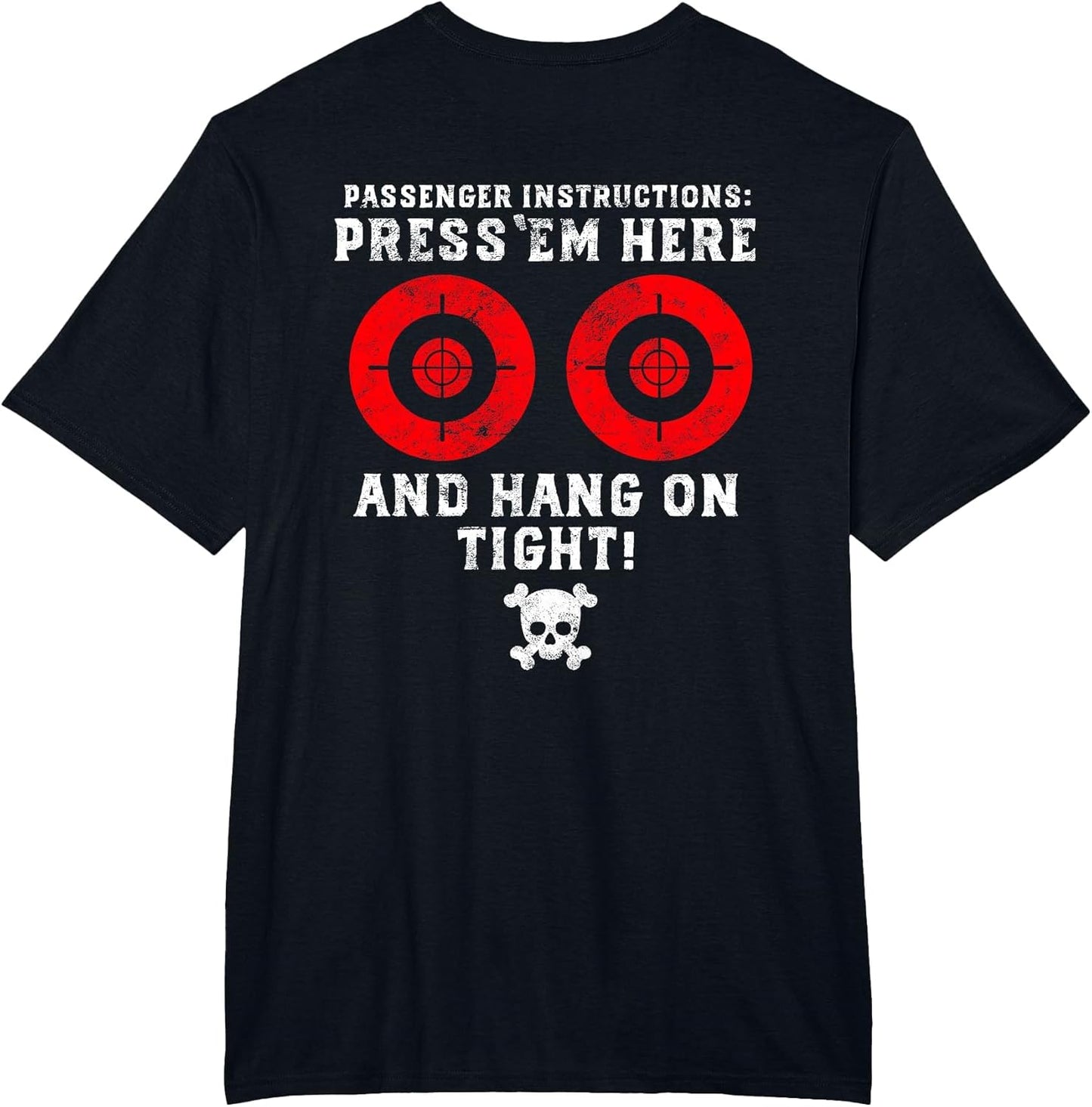 Passenger Instructions Press Em Here Funny Motorcycle Biker