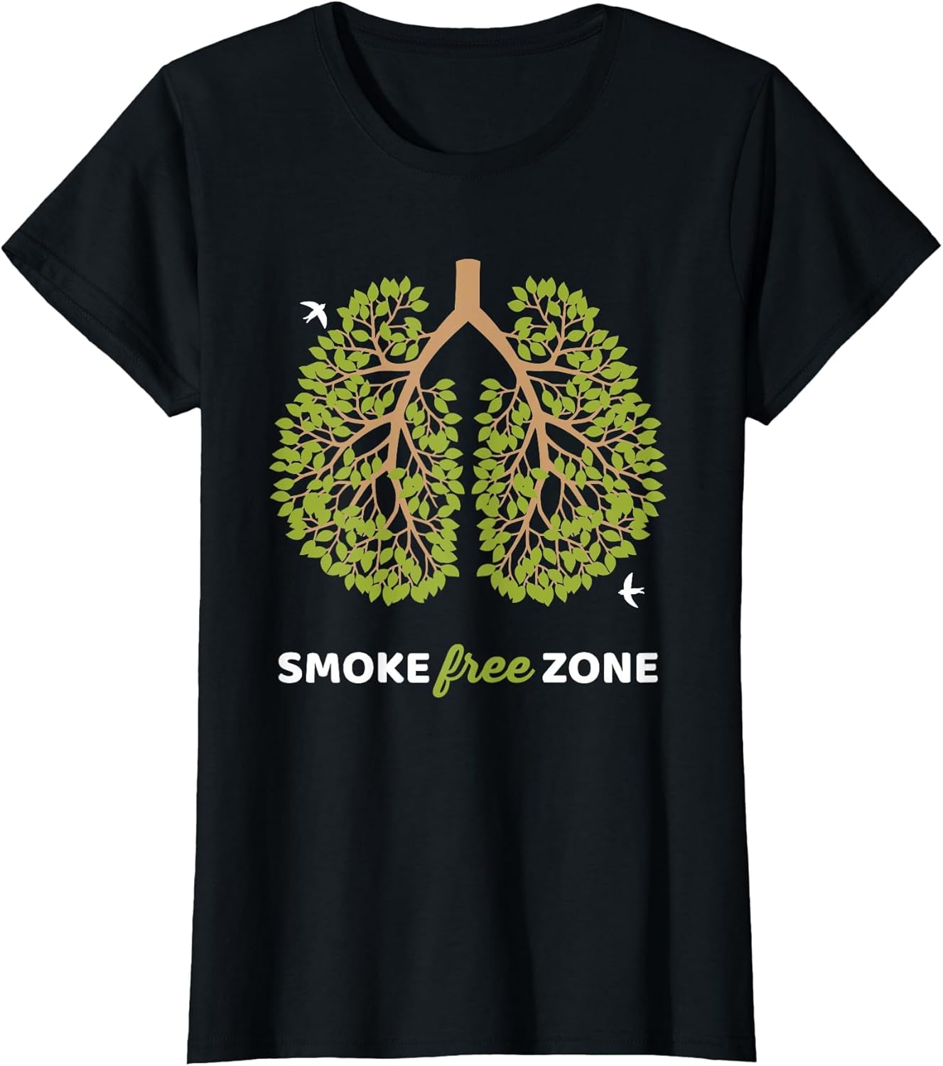 No Smoking Shirt, Smoke Free Zone for World No Tobacco Day