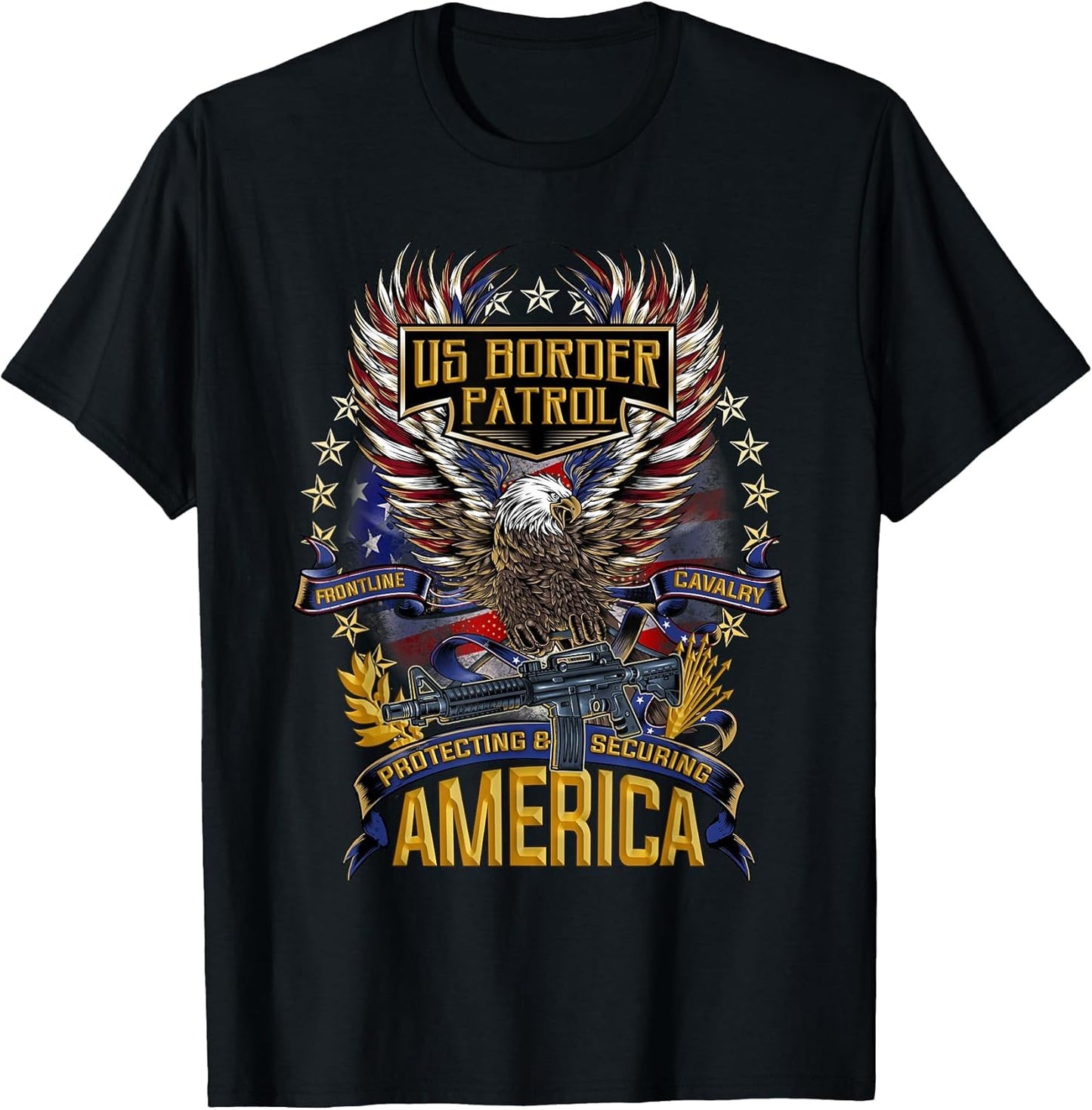 US Border Patrol & Customs Protection Security T Shirt