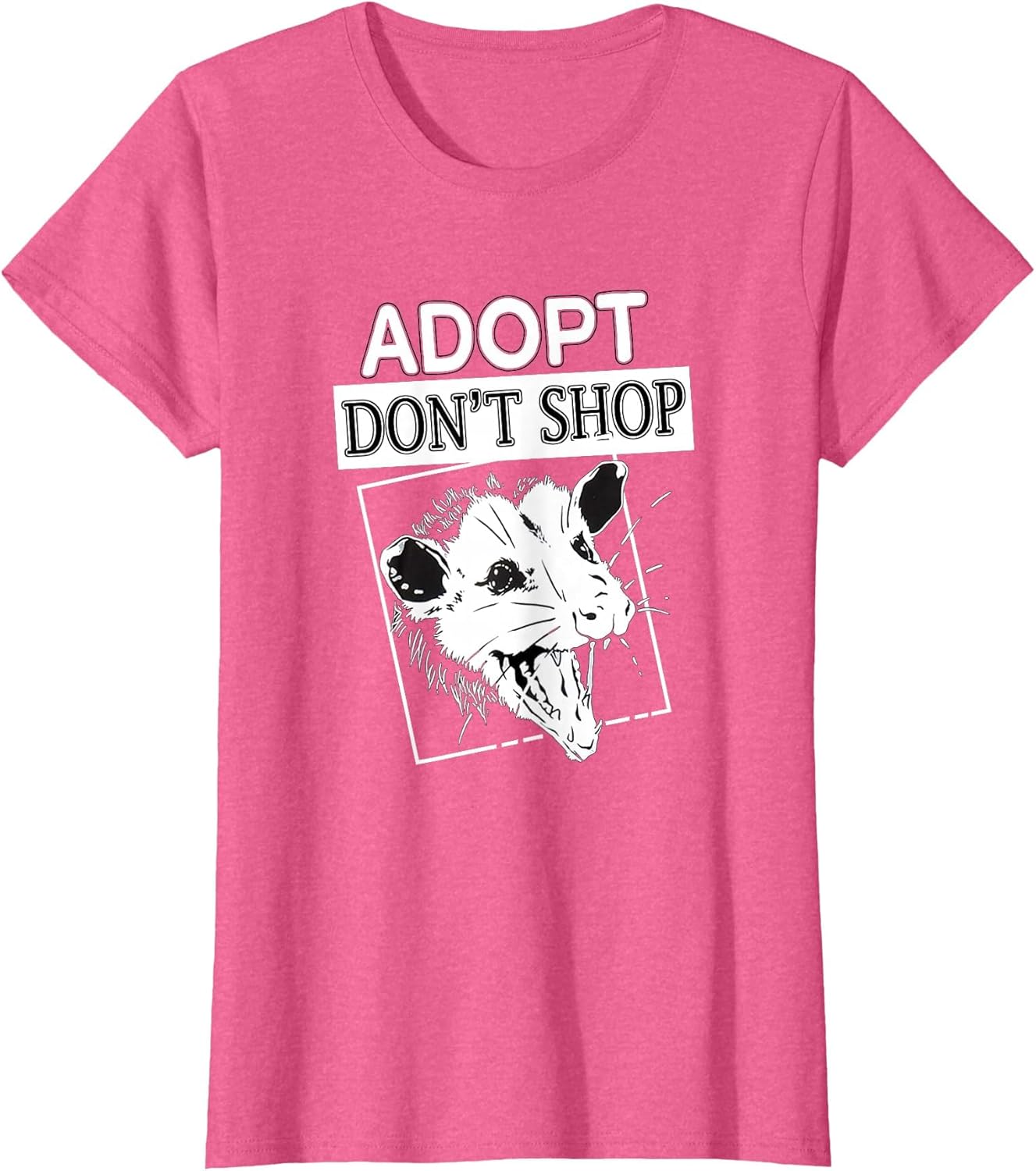 Adopt, Don't Shop Screaming Opposum - Opossum Lover