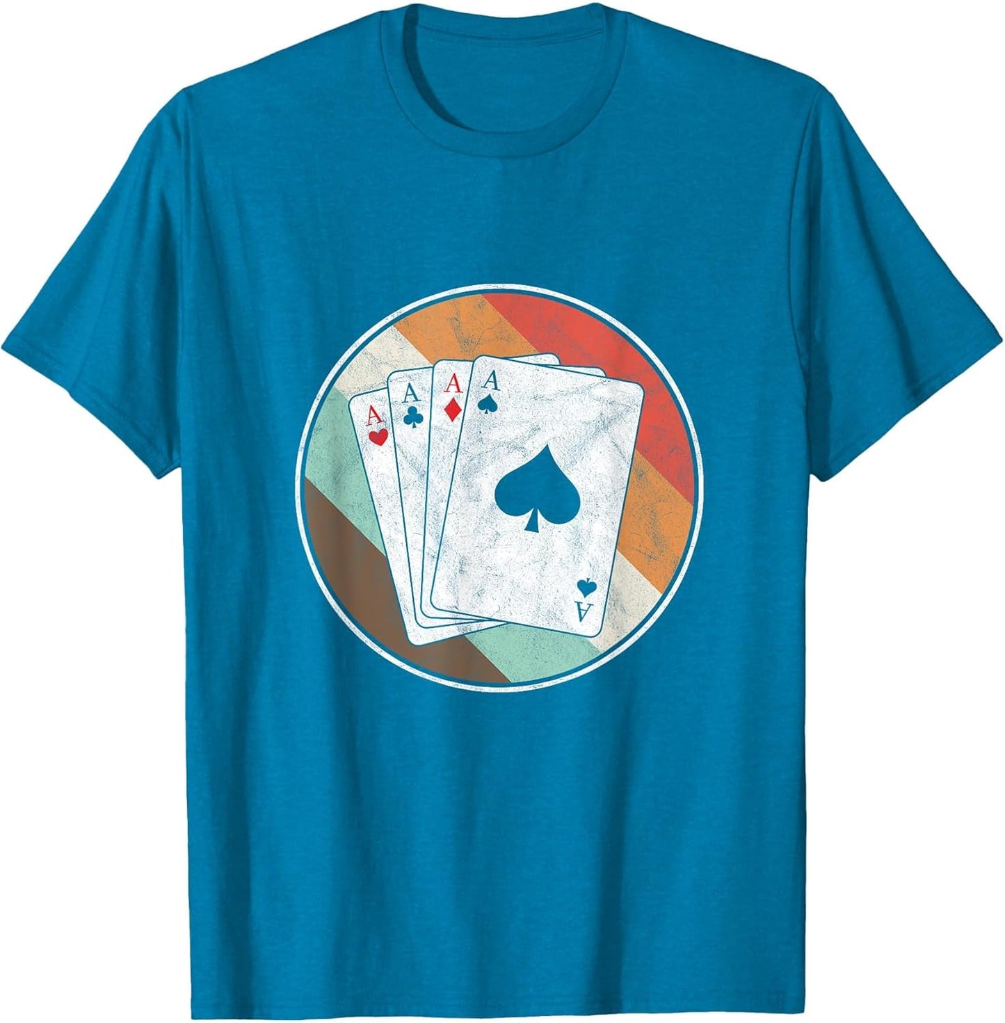 Retro Poker Ace Spades Heart Diamond Club