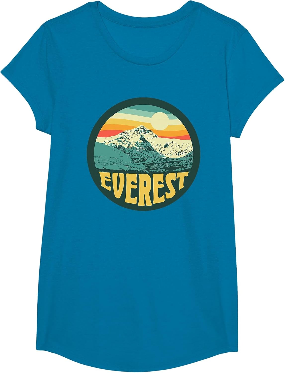 Mount Everest Himalayan Landmark Vintage 80s Graphic