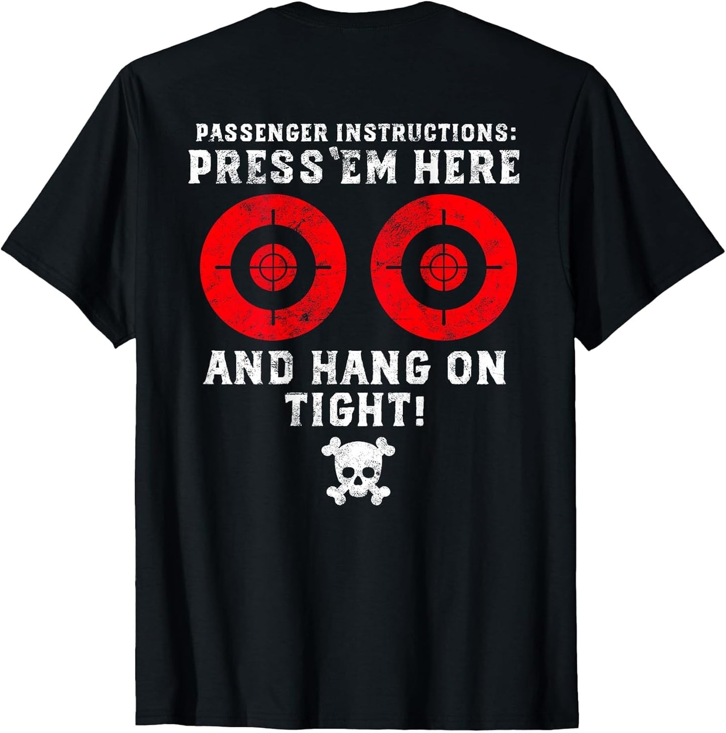 Passenger Instructions Press Em Here Funny Motorcycle Biker