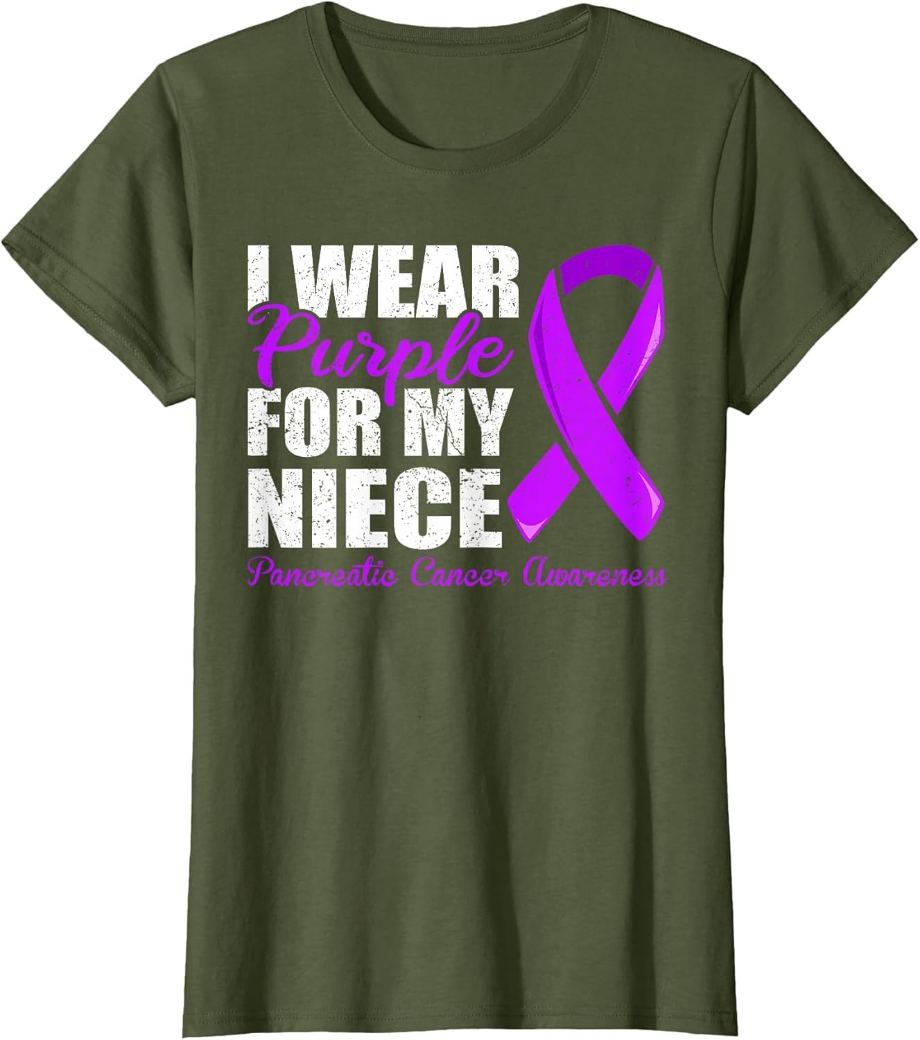 Pancreatic Cancer Niece Shirt, Pancreatic Cancer Niece