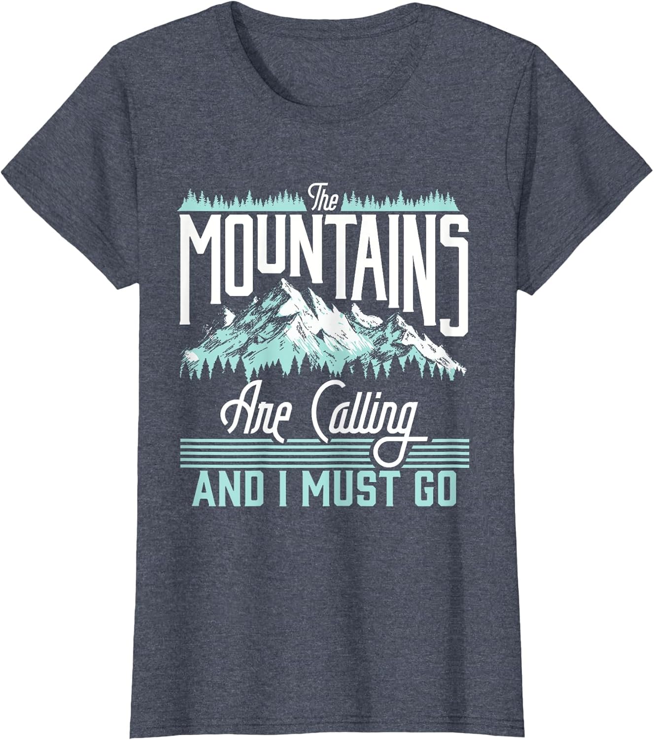 Mountains are Calling & I Must Go Retro Vintage Graphic