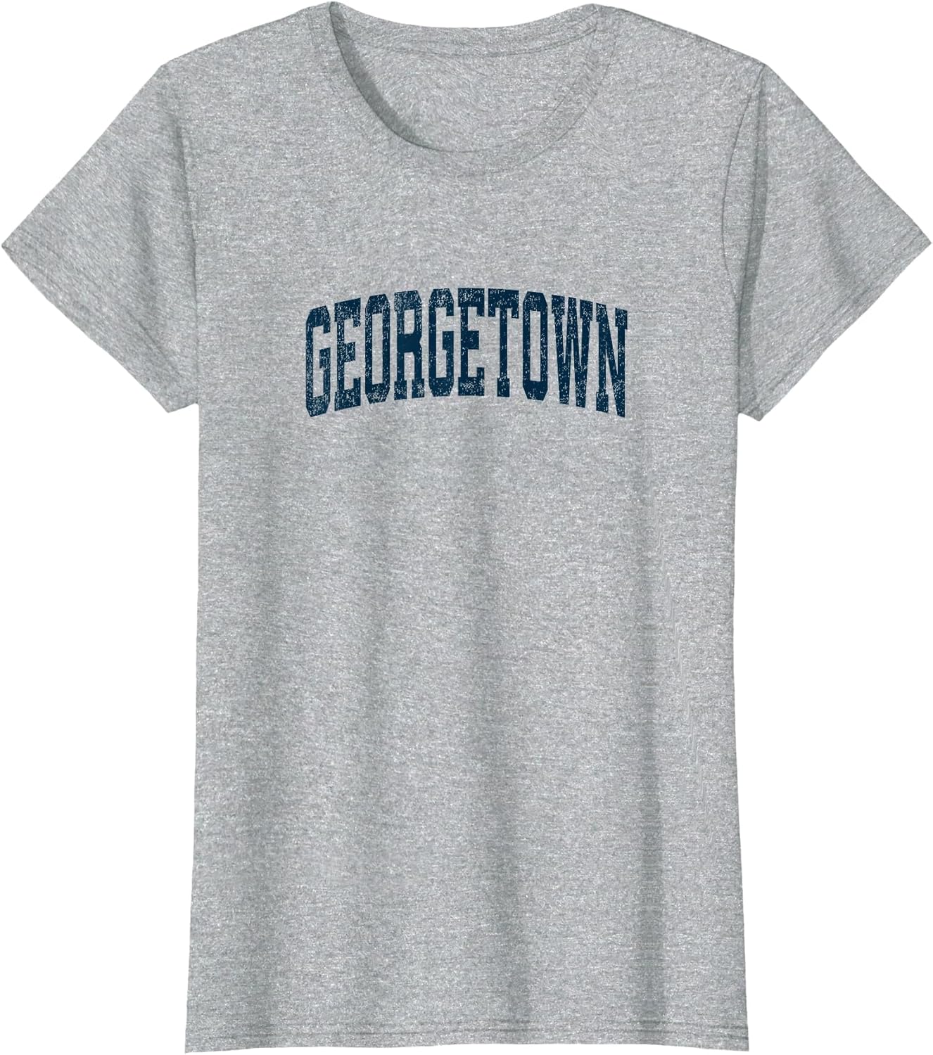 Georgetown Massachusetts MA Vintage Athletic Sports Navy Des