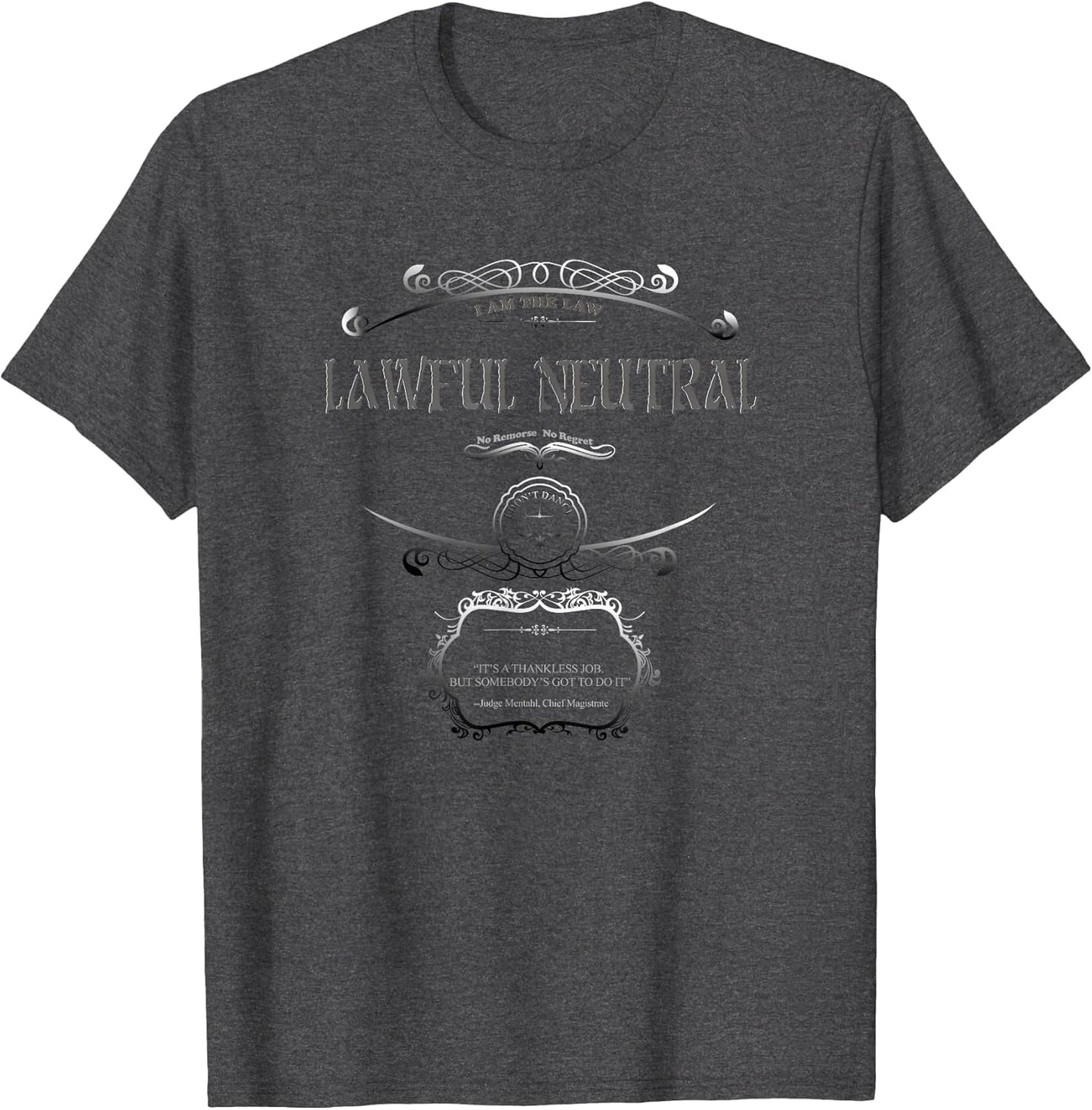 Lawful Neutral Alignment Gamer Geek RPG