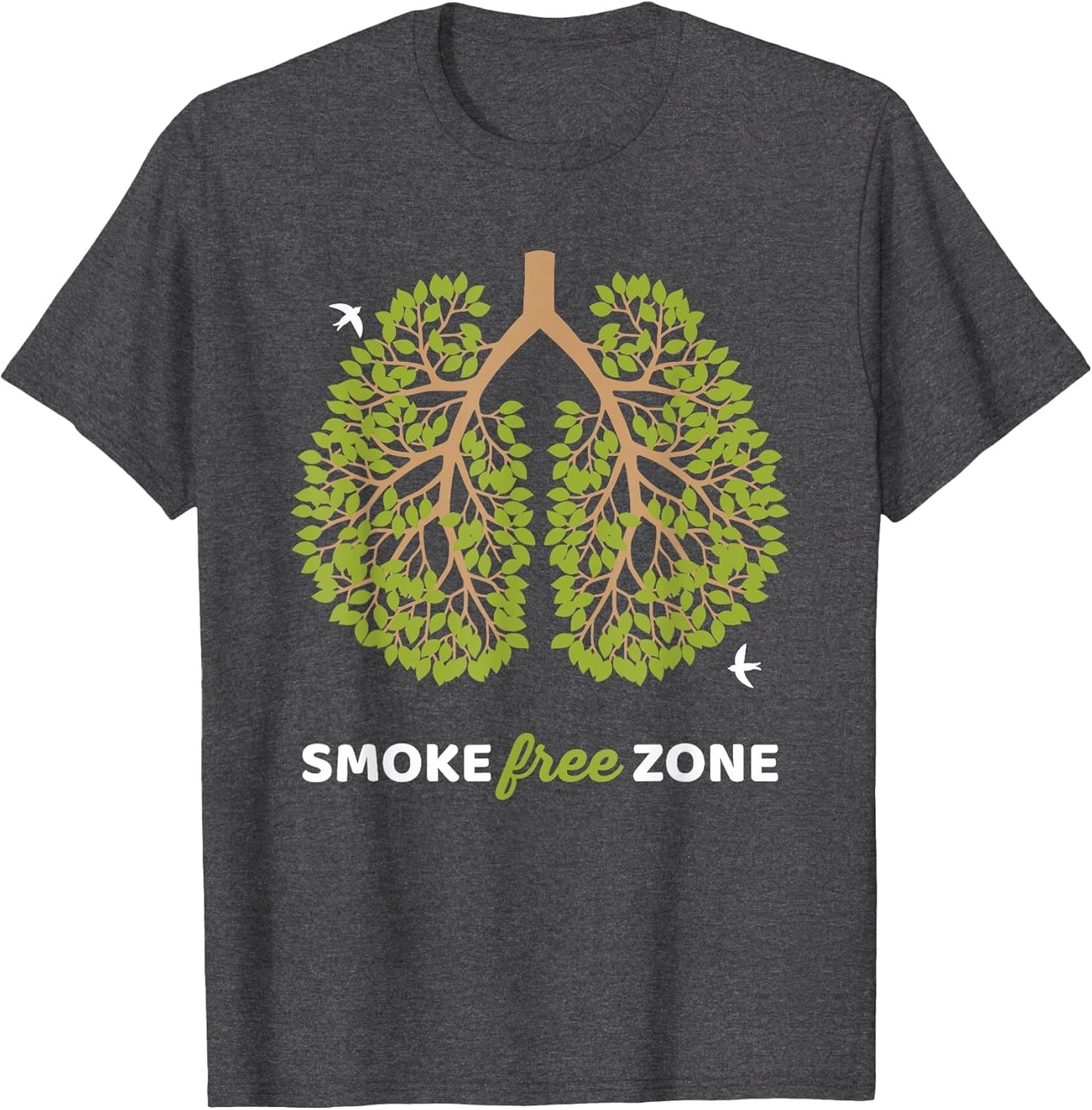 No Smoking Shirt, Smoke Free Zone for World No Tobacco Day
