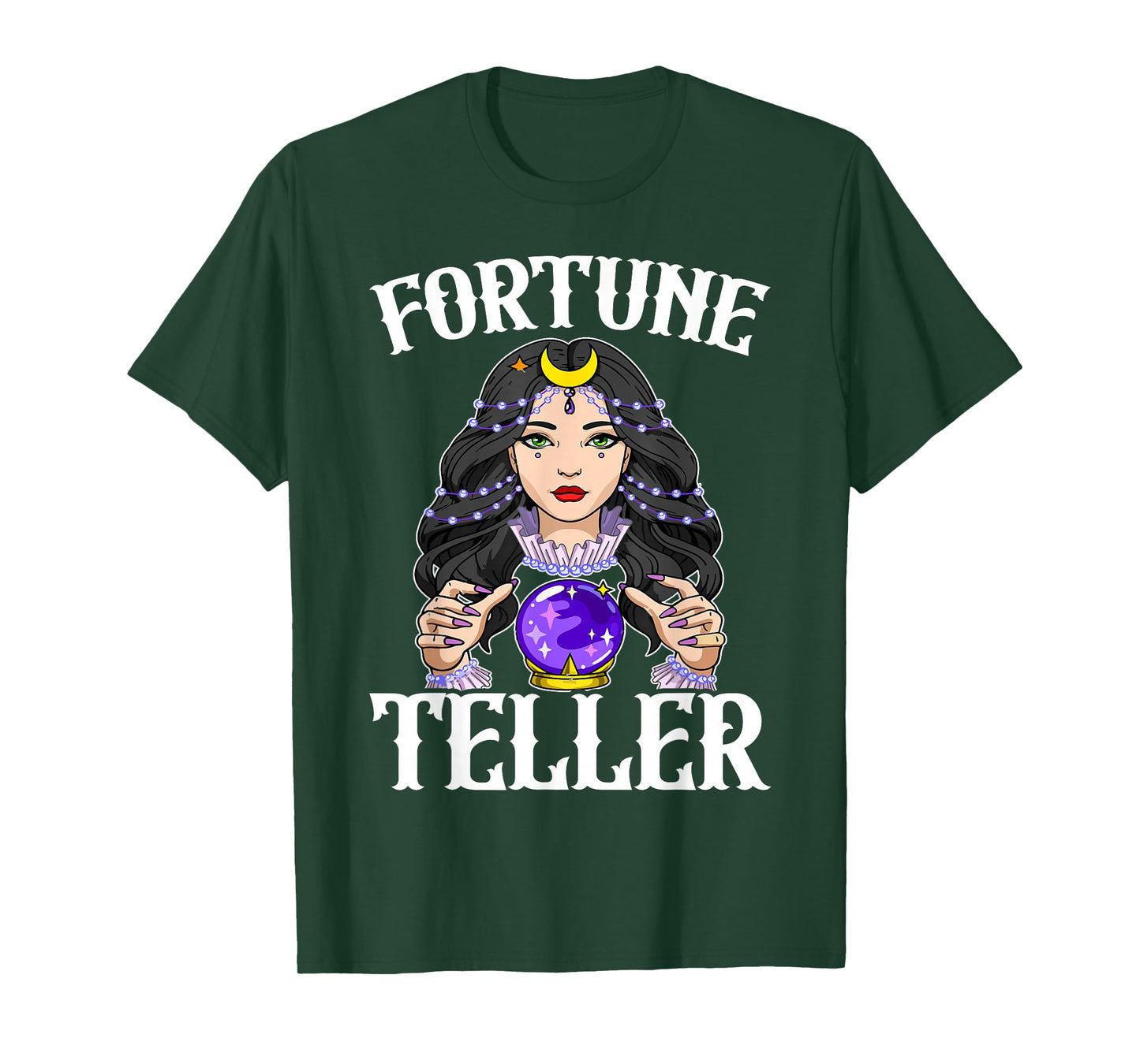 Carnival Event Circus Staff Fortune Teller Costume Women T-Shirt