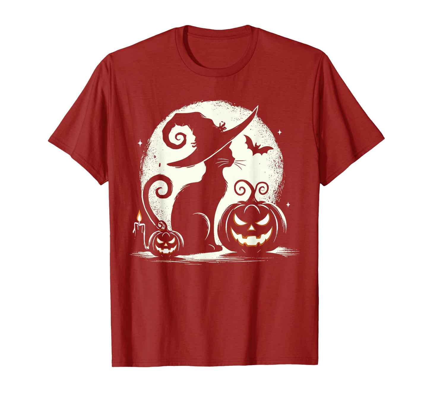 Black Cat Halloween Cat Lovers T-Shirt