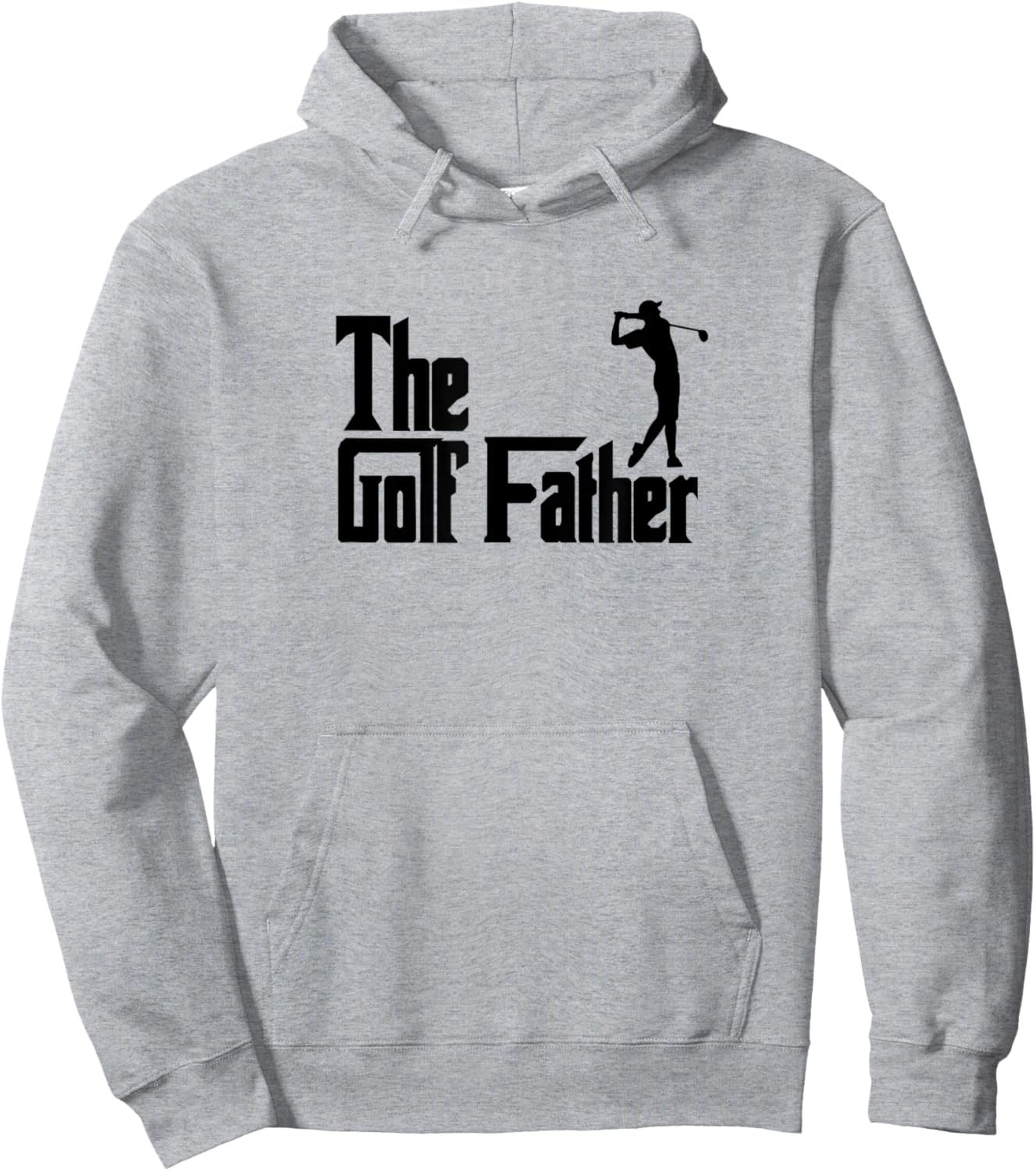 The Golffather Golf Father Funny Golfing Fathers Day Hoodie - Hoodie | Ash