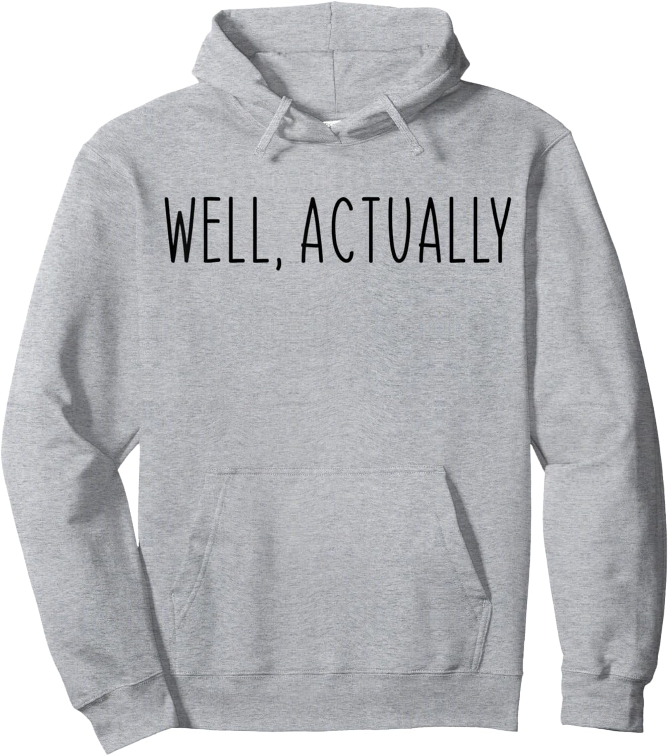 Well Actually Funny Vintage Hoodie - Hoodie | Ash