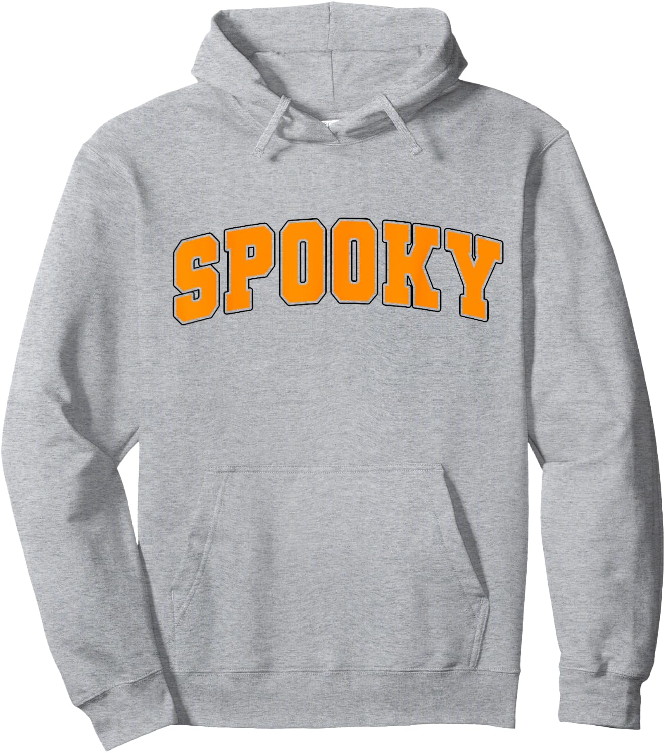 Varsity SPOOKY Halloween College Style University Costume Hoodie - Hoodie | Ash