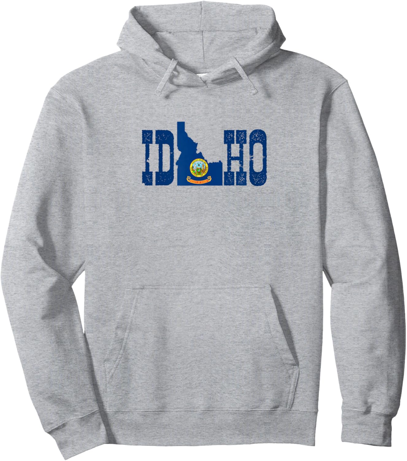 Idaho State and Idaho Flag with Pride for Idaho Hoodie - Hoodie | Ash