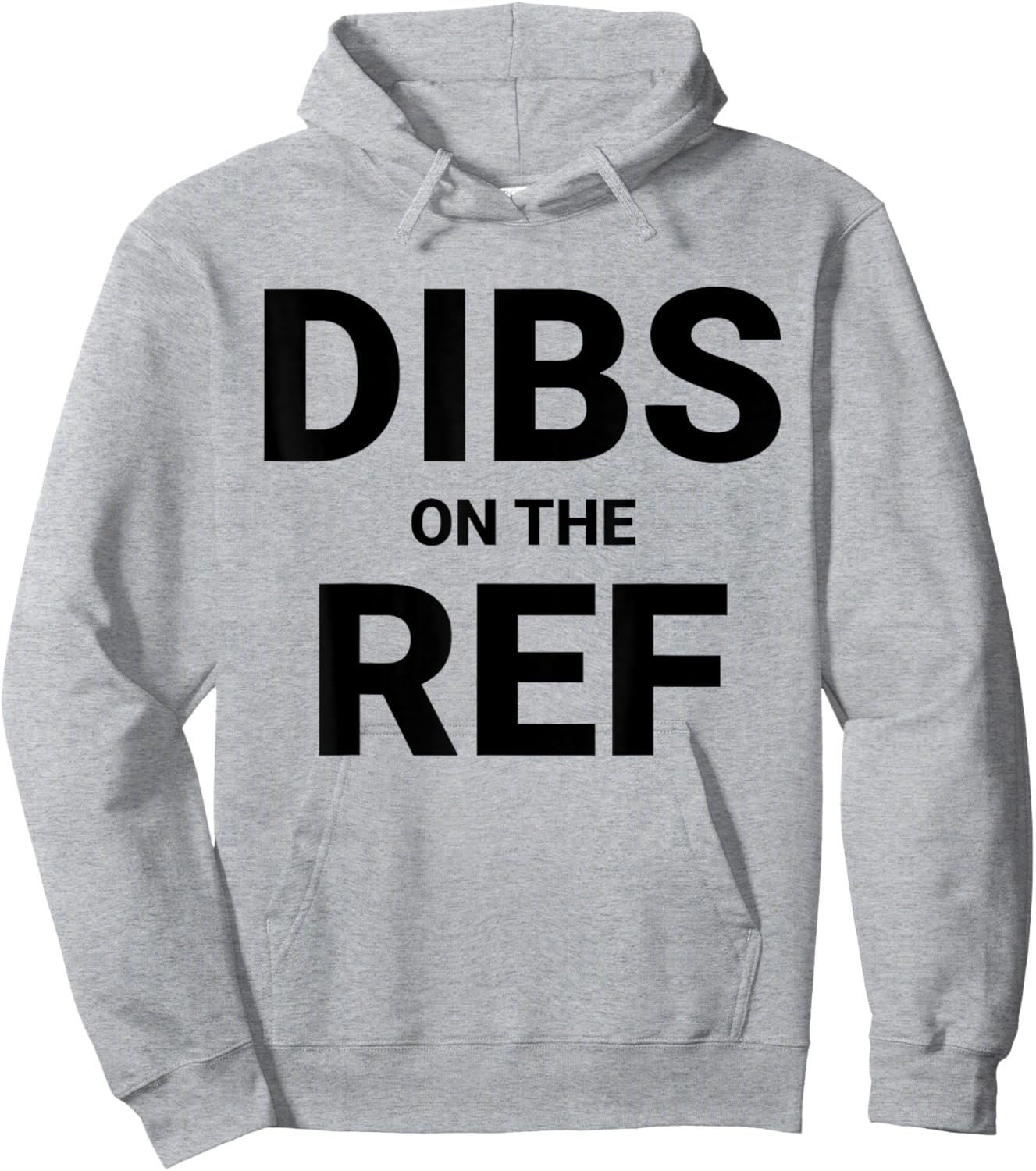 Referee Girlfriend Boyfriend Husband Wife Dibs on the Ref Hoodie - Hoodie | Ash