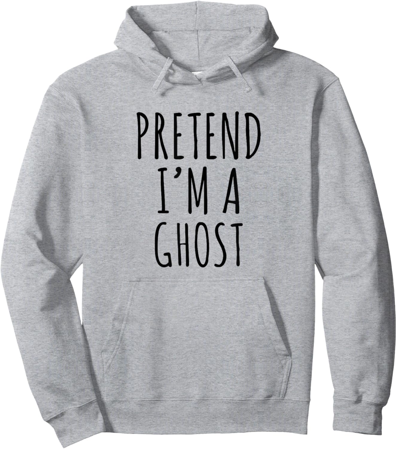 Lazy Halloween Costume Pretend I'm A Ghost Hoodie - Hoodie | Ash
