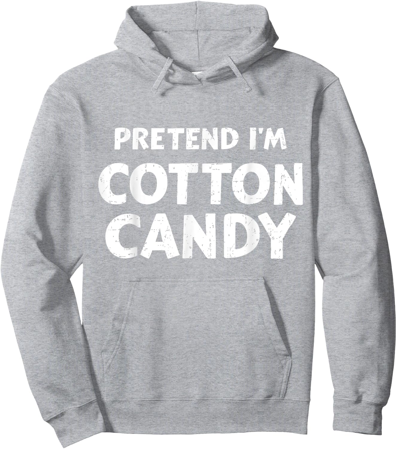 Pretend I'm candy funny lazy DIY halloween costume Hoodie - Hoodie | Ash
