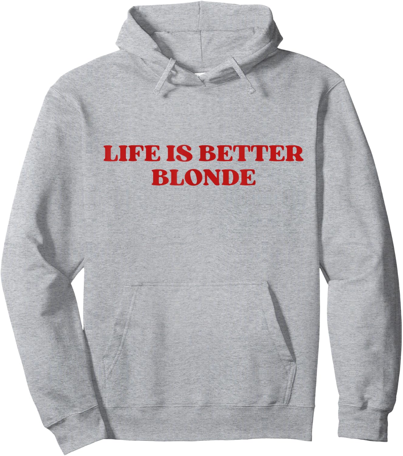 Life Is Better Blonde Y2k Aesthetic Trendy Hoodie - Hoodie | Ash