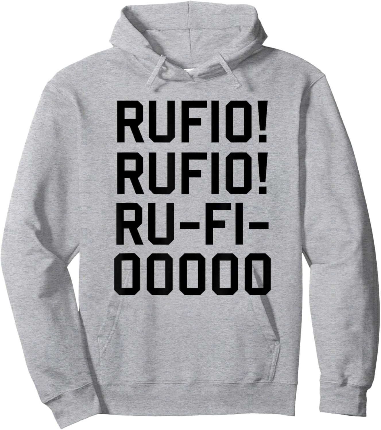 Rufio Rufio Ru Fi Ooooo Hoodie - Hoodie | Ash