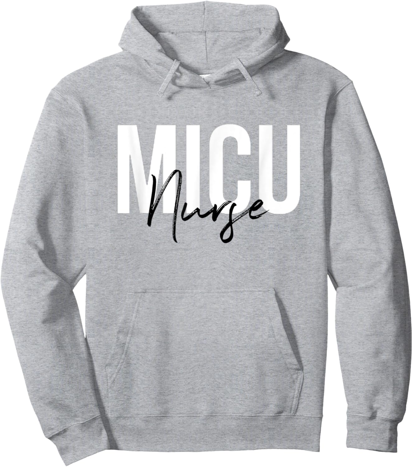 MICU Nurse Medical Intensive Care Unit Nurse Hoodie - Hoodie | Ash