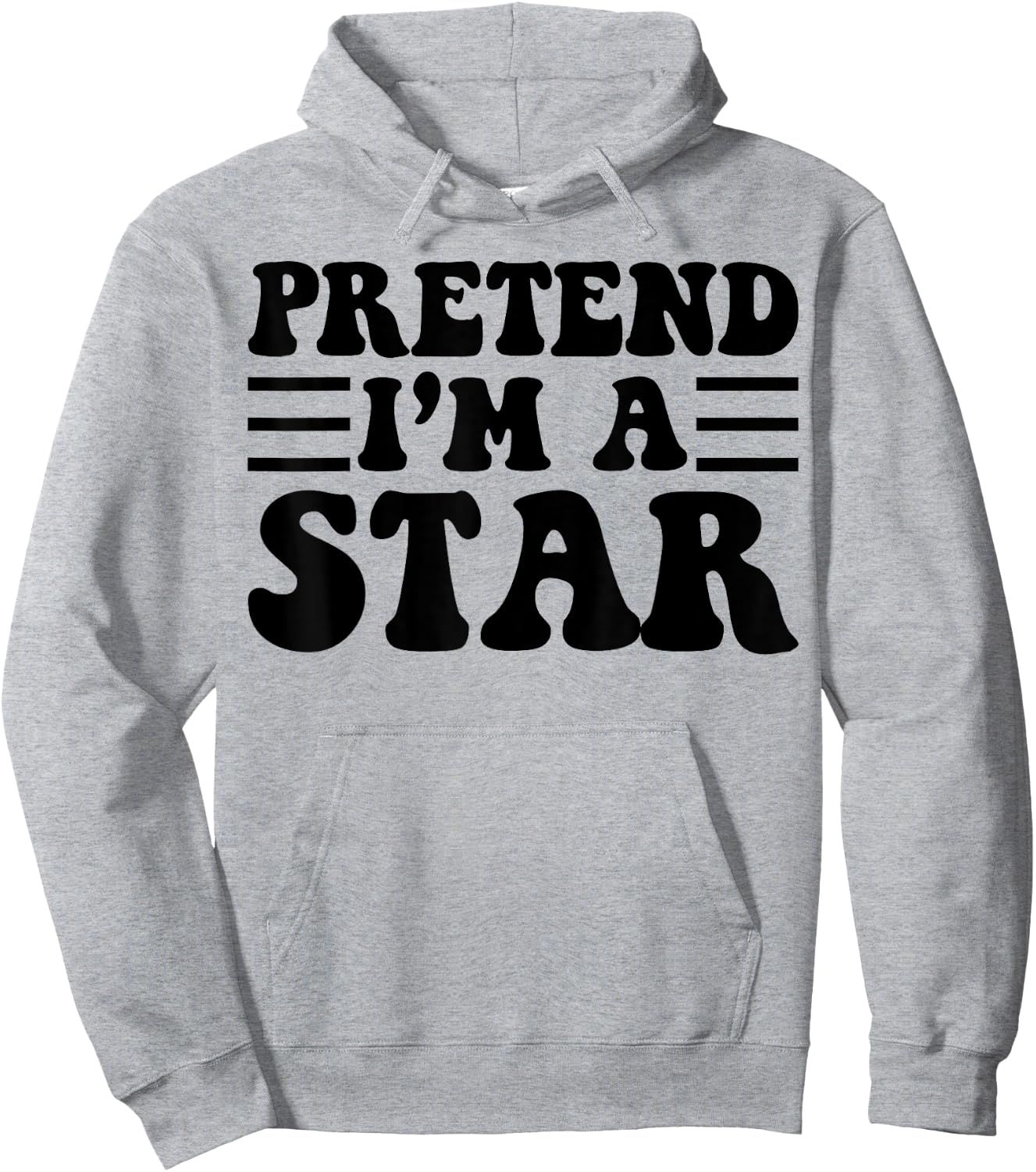 Pretend I'm a Star - Unique Funny Halloween Costume Hoodie - Hoodie | Ash