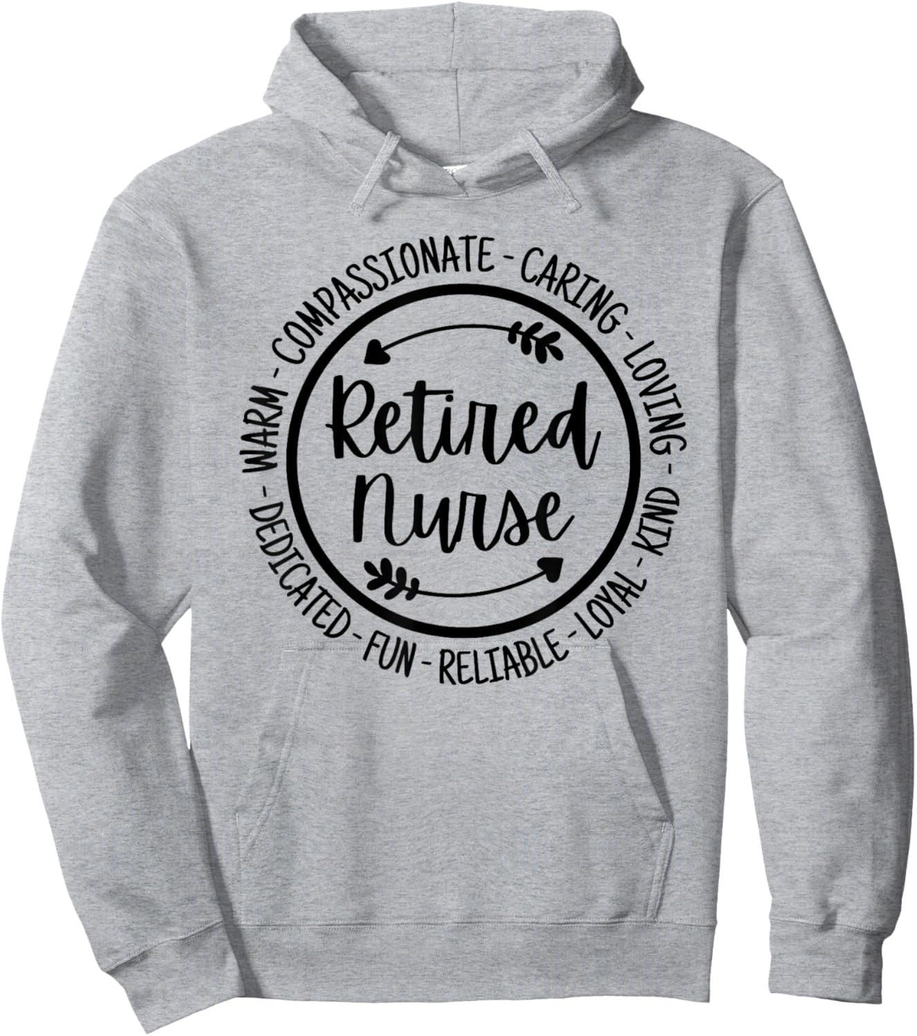 Retired Nurse Life Retiring Nursing Nurse Retirement Hoodie - Hoodie | Ash