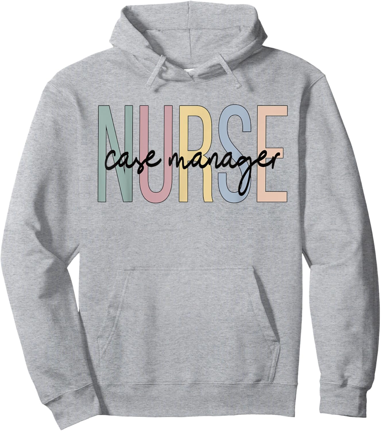 Nursing Case Management Boho Nurse Case Manager Hoodie - Hoodie | Ash
