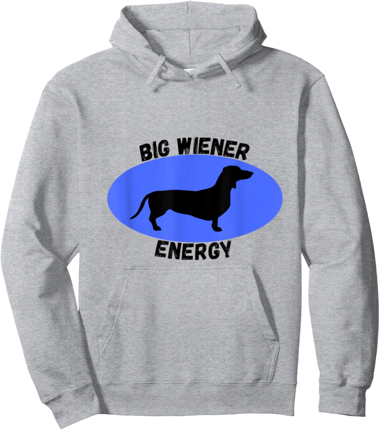 Big Wiener Energy T Shirt Hoodie - Hoodie | Ash