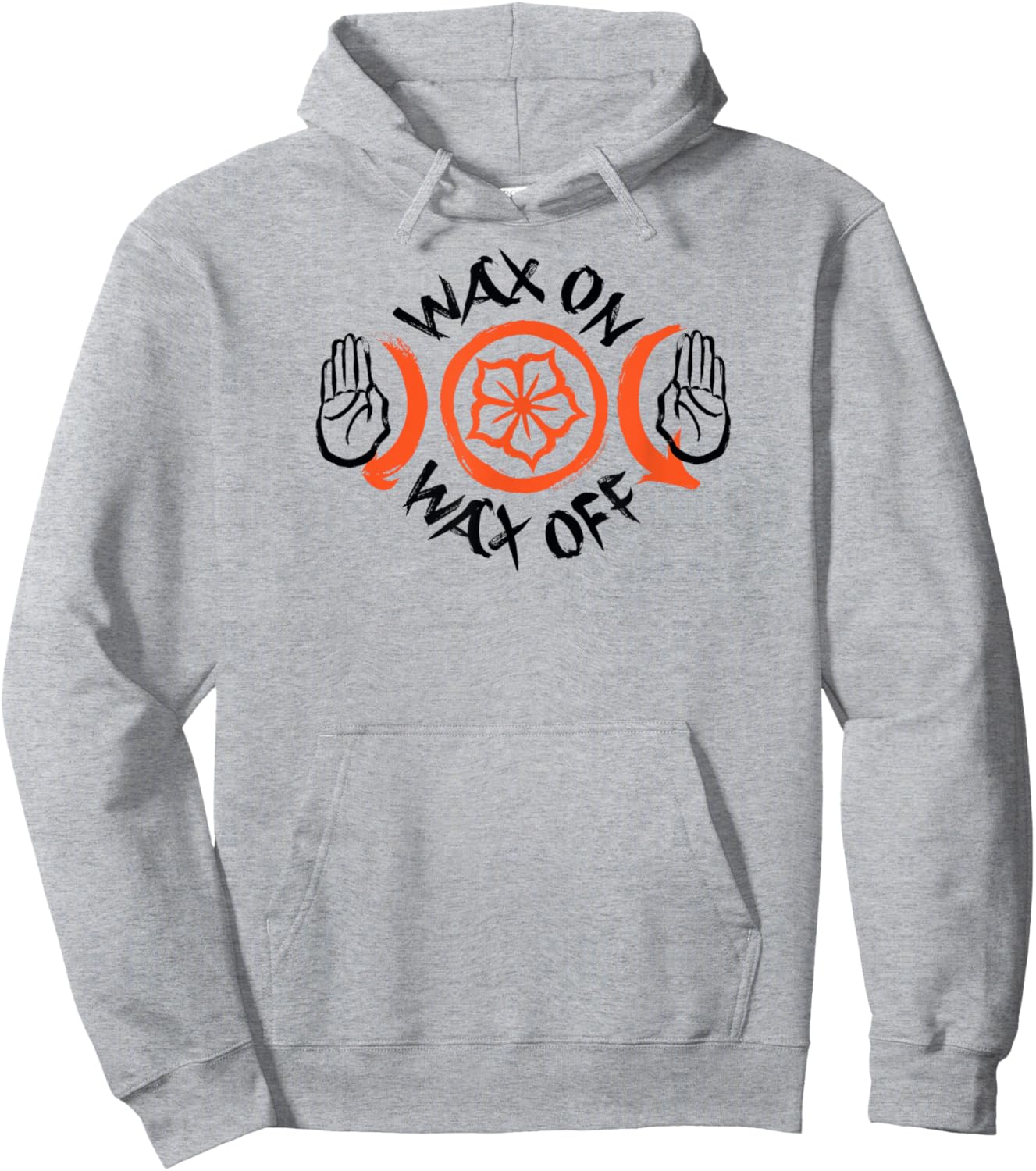 Cobra Kai Wax On Wax Off Hoodie - Hoodie | Ash