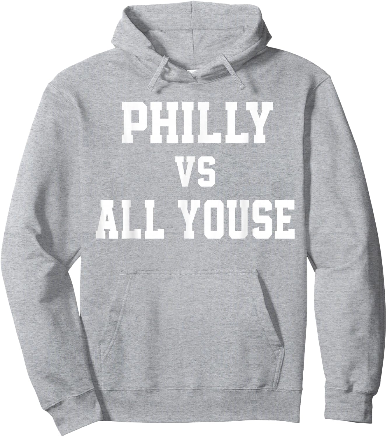 Philly Vs All Youse Slang Women Philadelphia Fan Hoodie - Hoodie | Ash