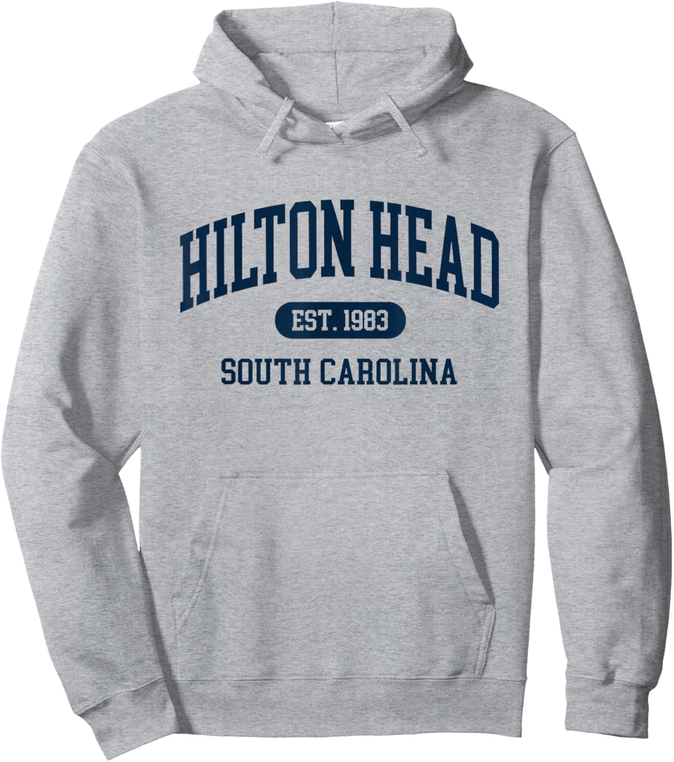 Hilton Head Est 1983 South Carolina Retro Throwback Hoodie - Hoodie | Ash