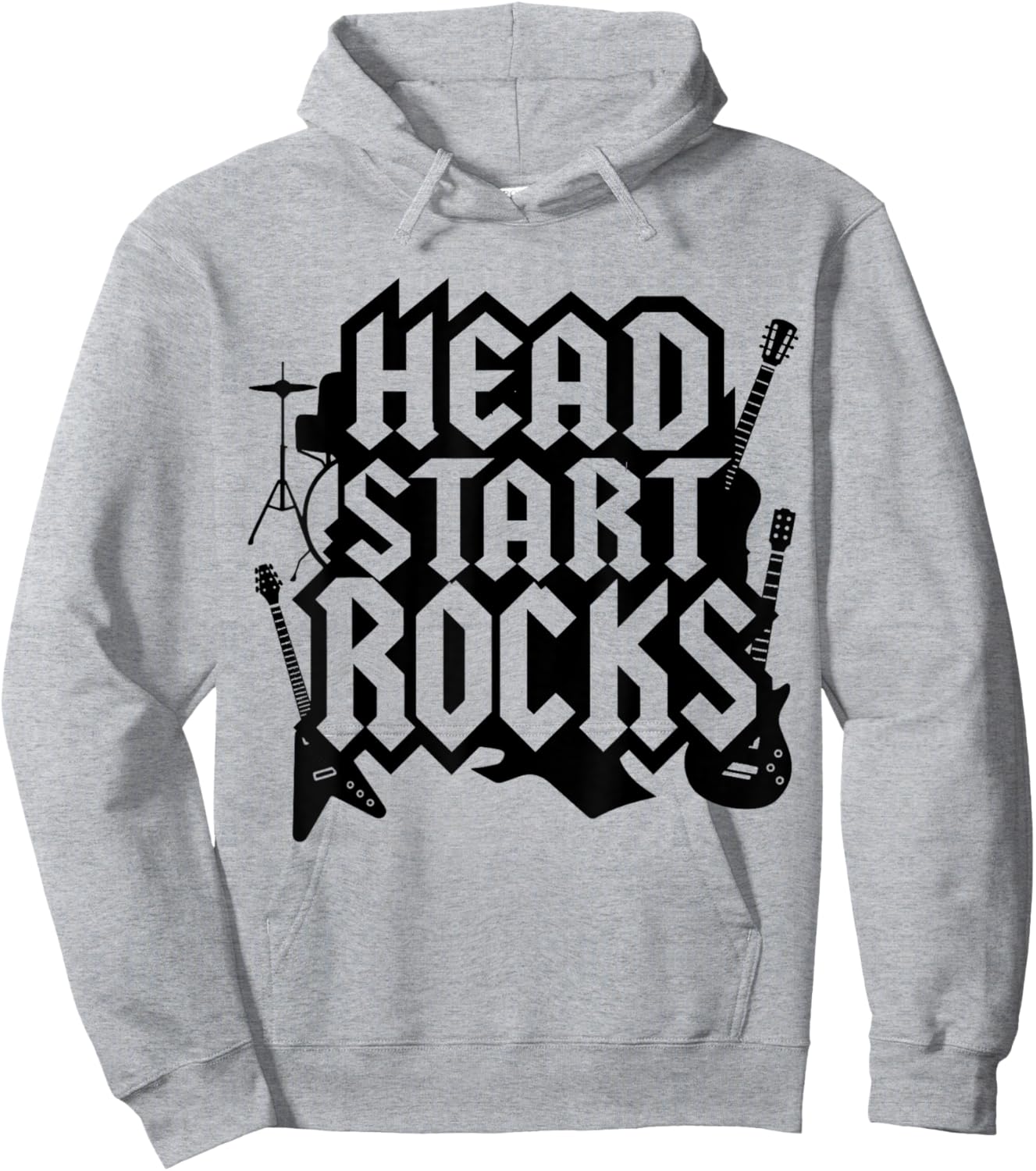 HEAD START Rocks Team HeadStart Squad Teacher Back to School Hoodie - Hoodie | Ash