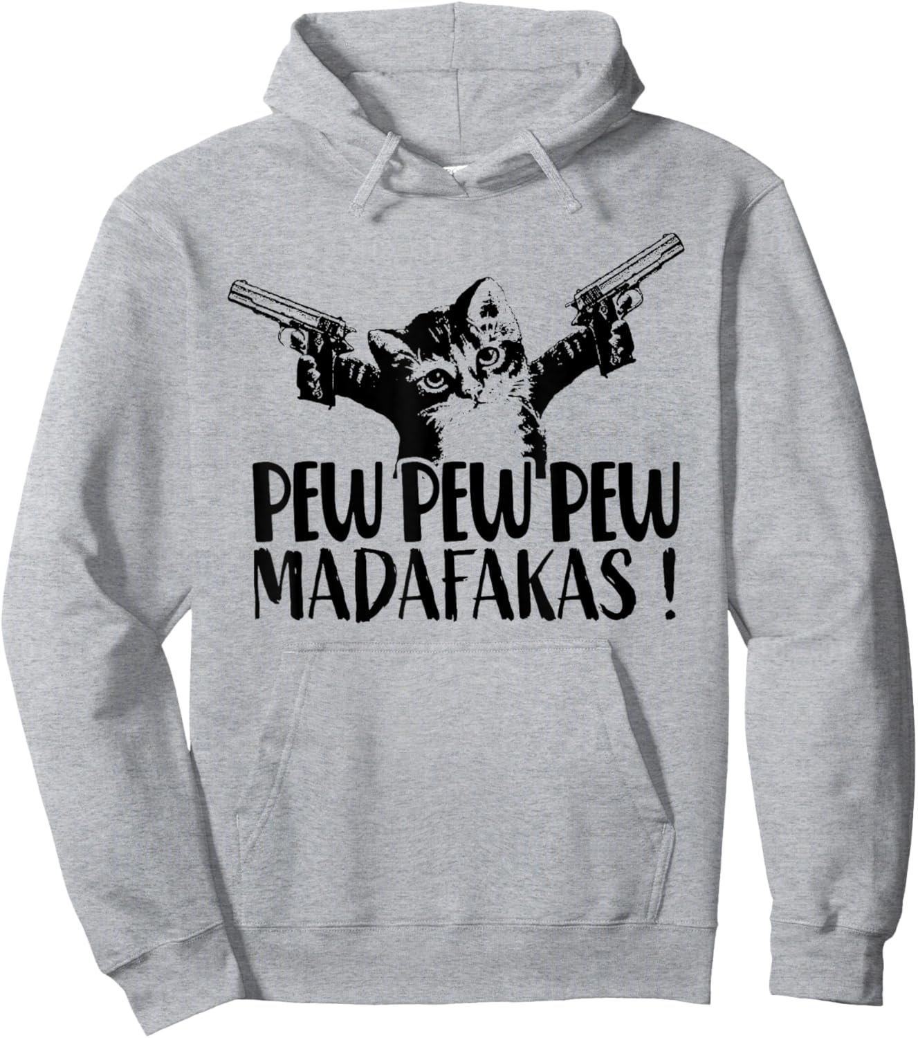 Cat Pew Madafakas Vintage Crazy Cat lustige Katze Women Hoodie - Hoodie | Ash