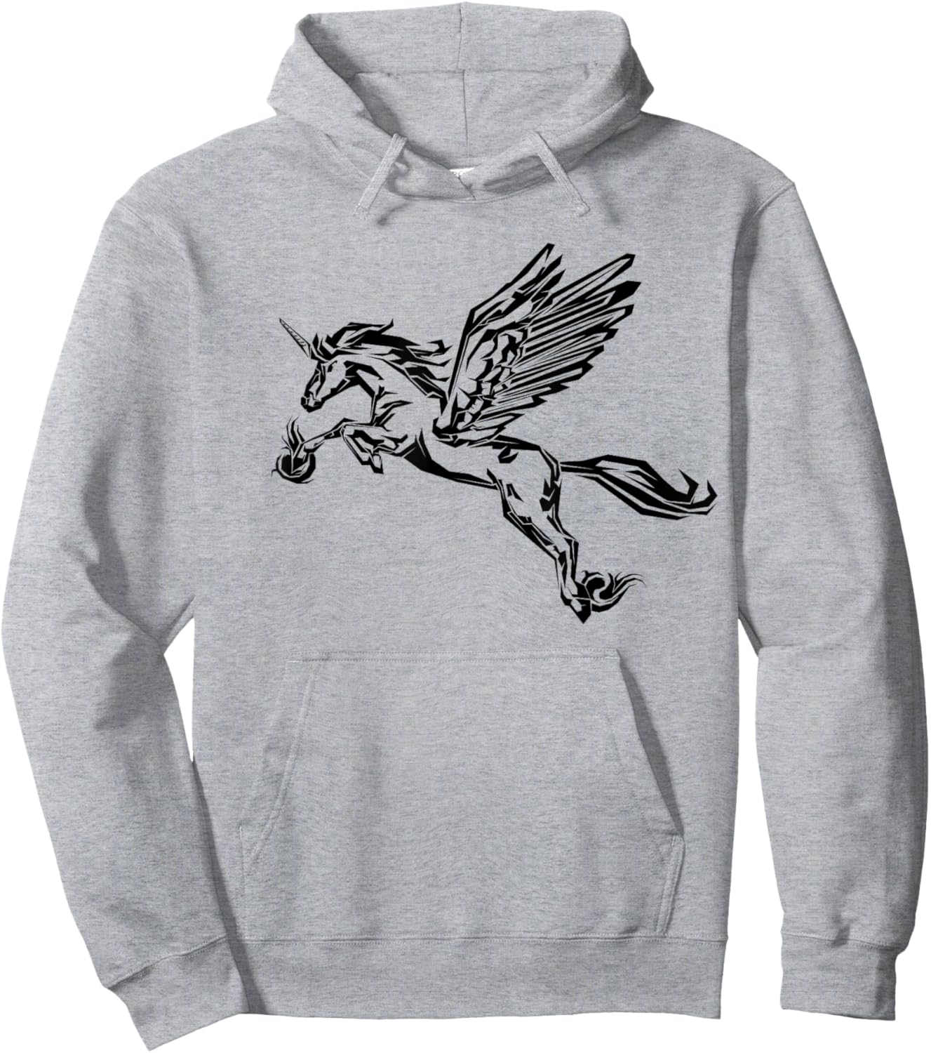 Alicorn winged unicorn pegasus horse wings mythical animal Hoodie - Hoodie | Ash