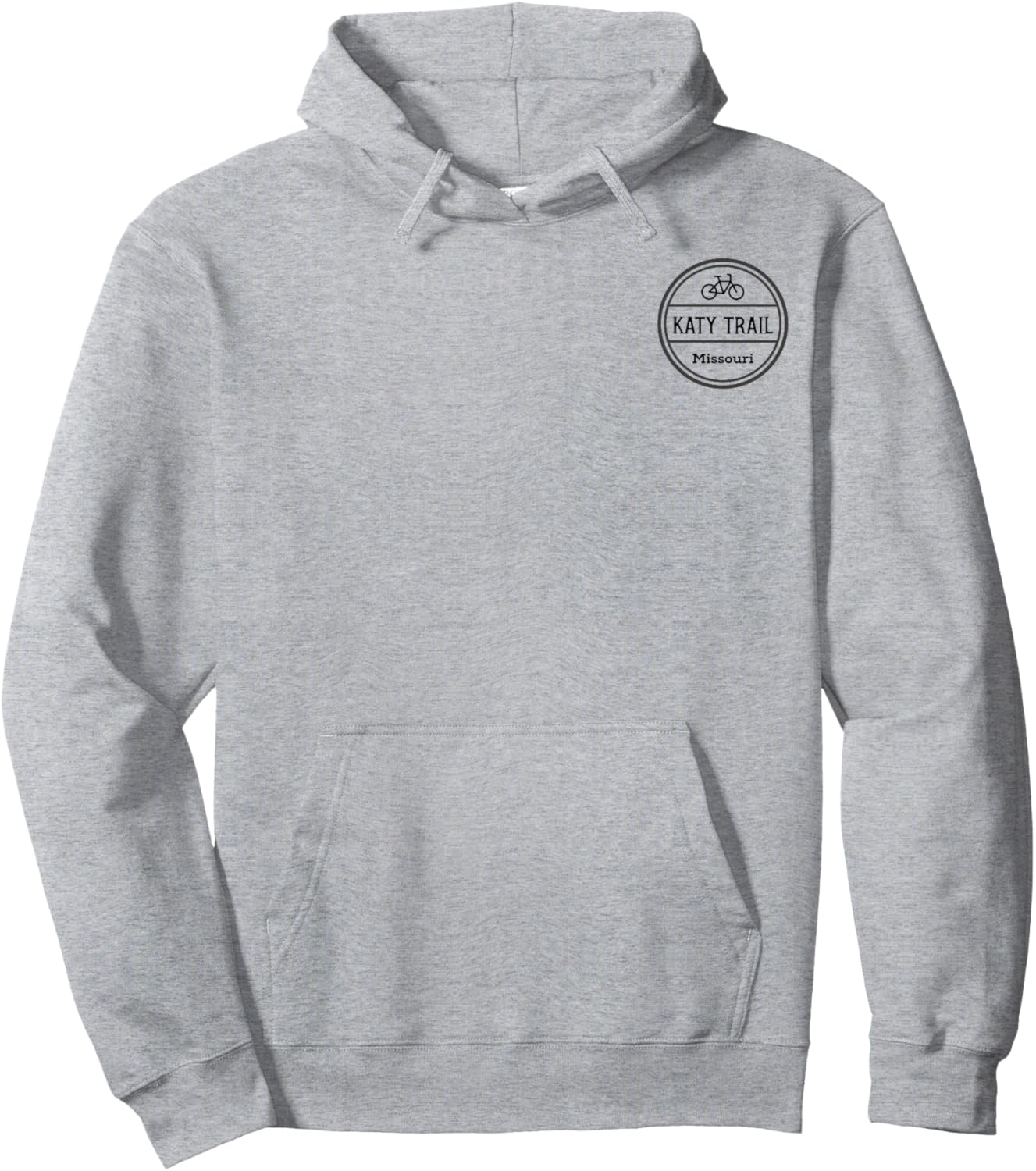 Katy Trail Missouri Emblem Hoodie - Hoodie | Ash
