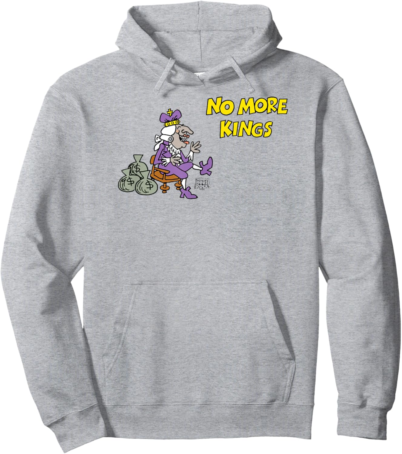 Schoolhouse Rock No More Kings Hoodie - Hoodie | Ash