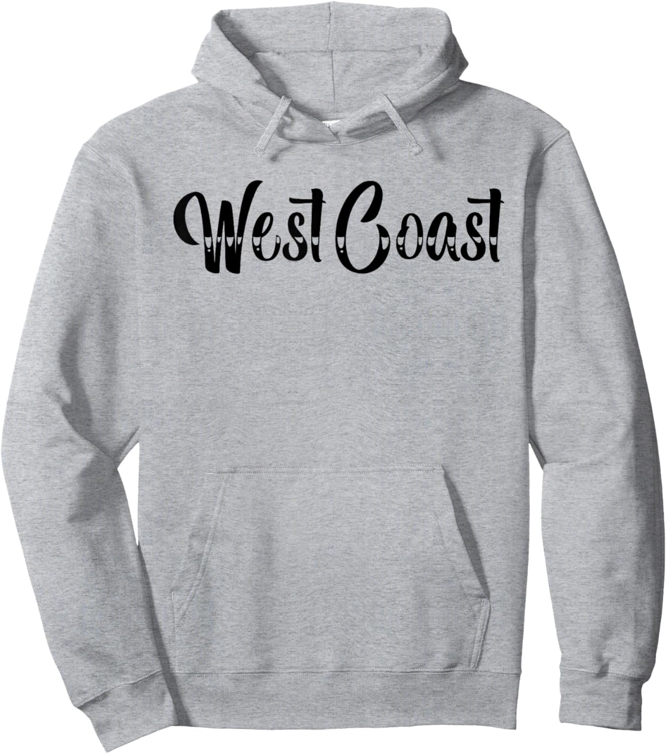 West Coast Tattoo Style Hoodie - Hoodie | Ash