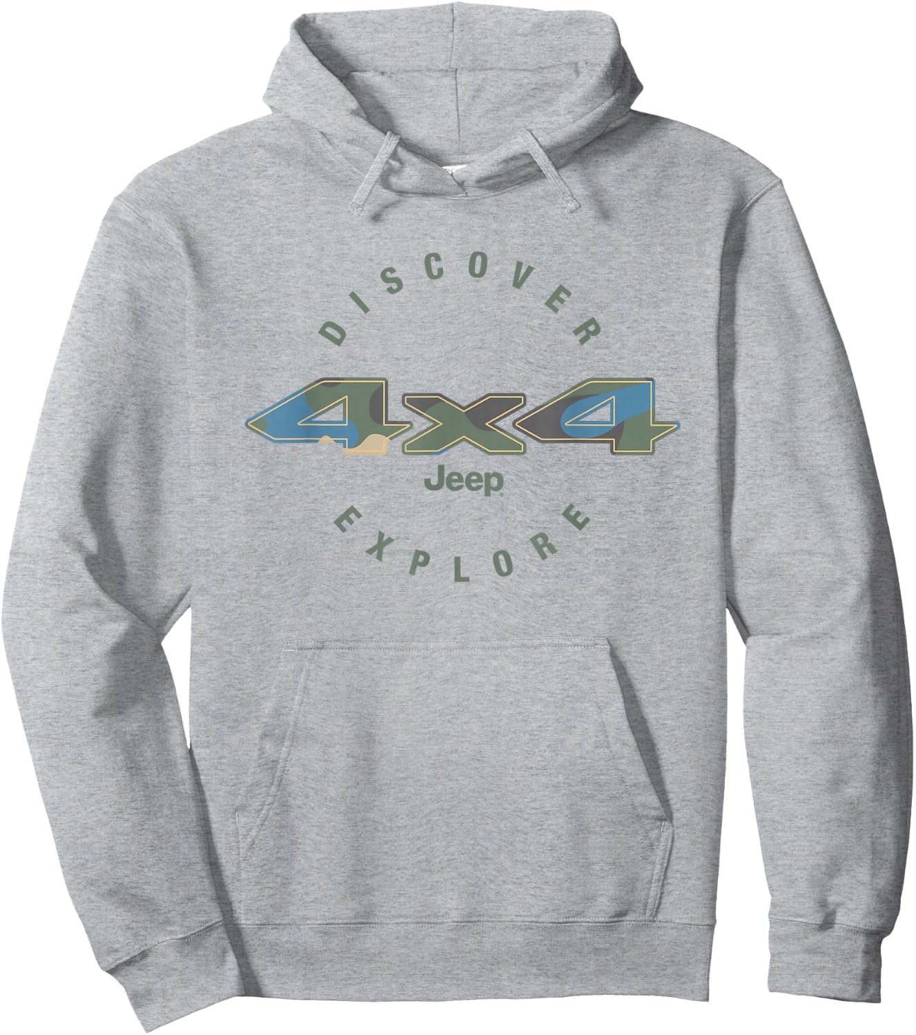 Jeep 4x4 Hoodie - Hoodie | Ash