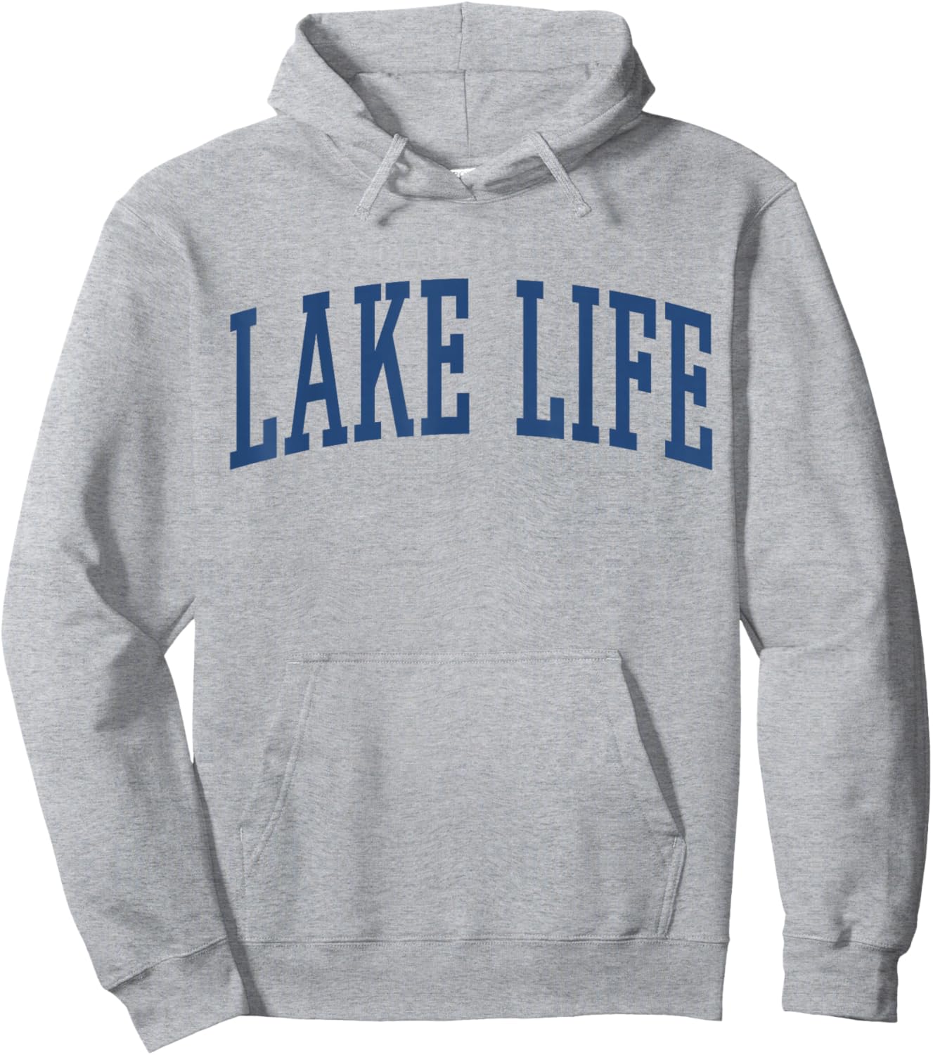 Classic Varsity Grey Lake Life Hoodie - Hoodie | Ash