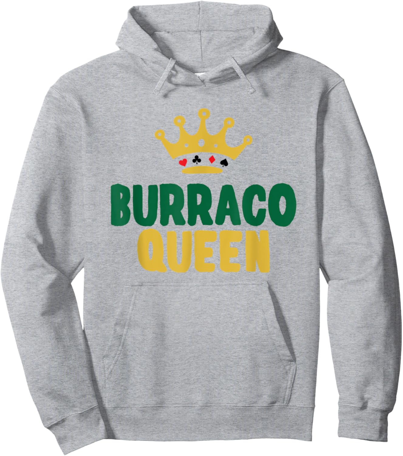 Burraco Queen Italian Card Game Burraco Player Hoodie - Hoodie | Ash