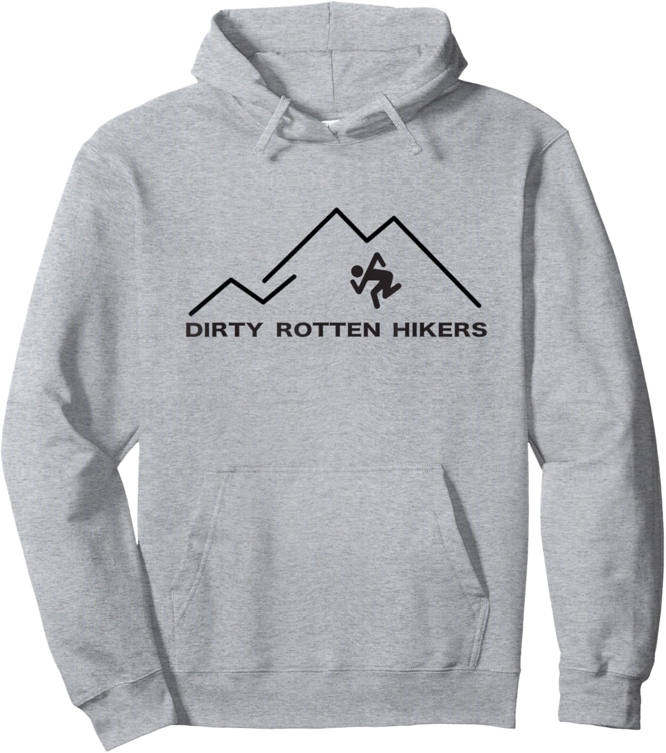 Dirty Rotten Hikers Hoodie - Hoodie | Ash