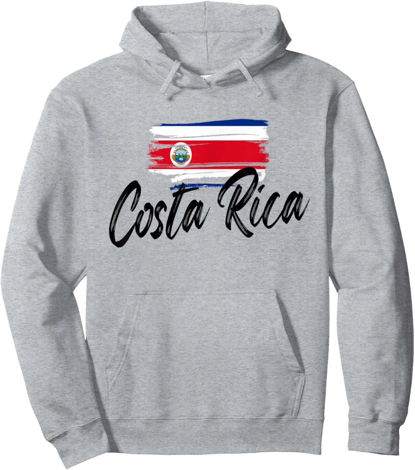 Costa Rica Flag Costa Rica Funny costaricense Pride Hoodie - Hoodie | Ash