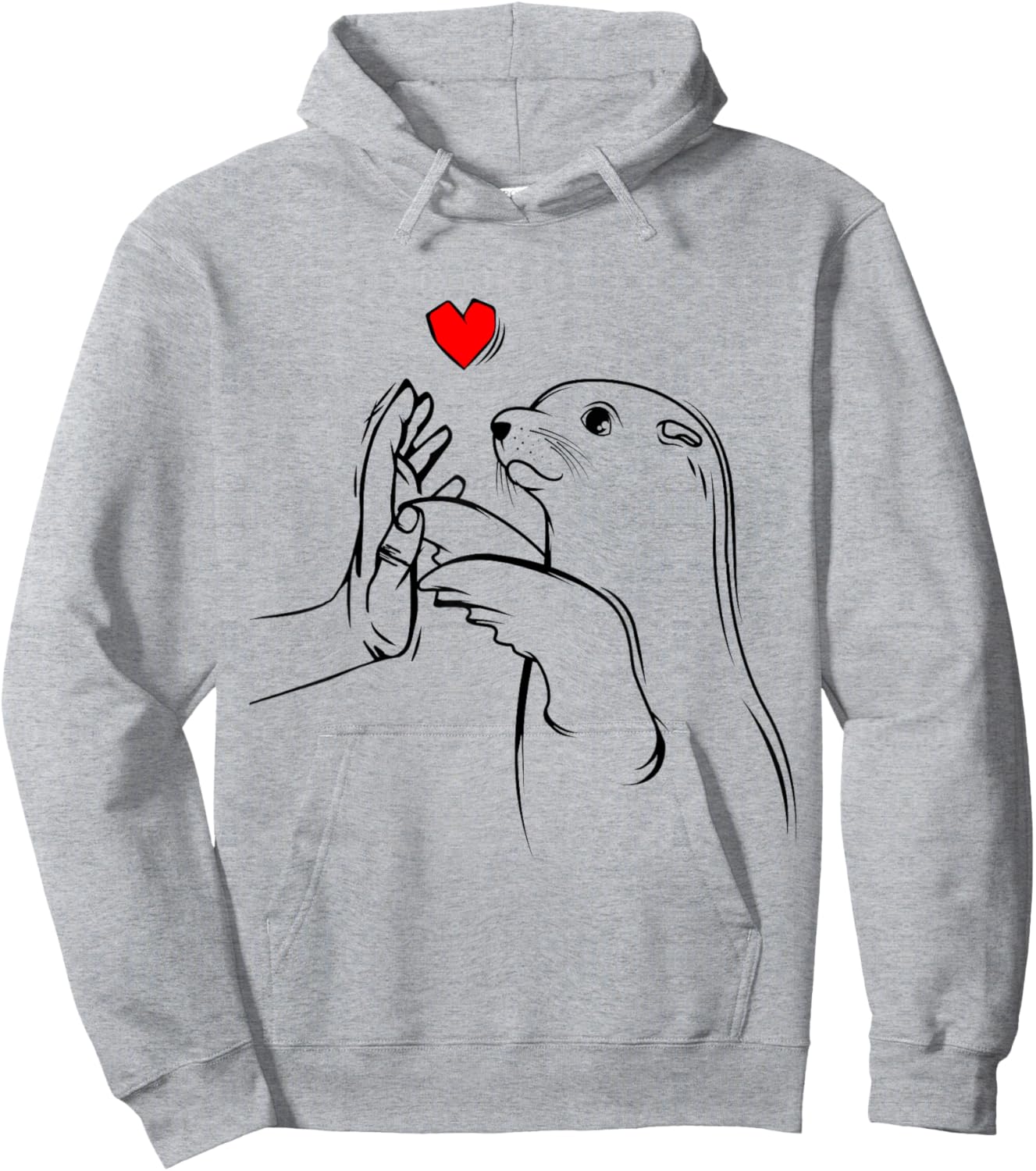 Seal Sea Lion Seal Children Women Girls Hoodie - Hoodie | Ash