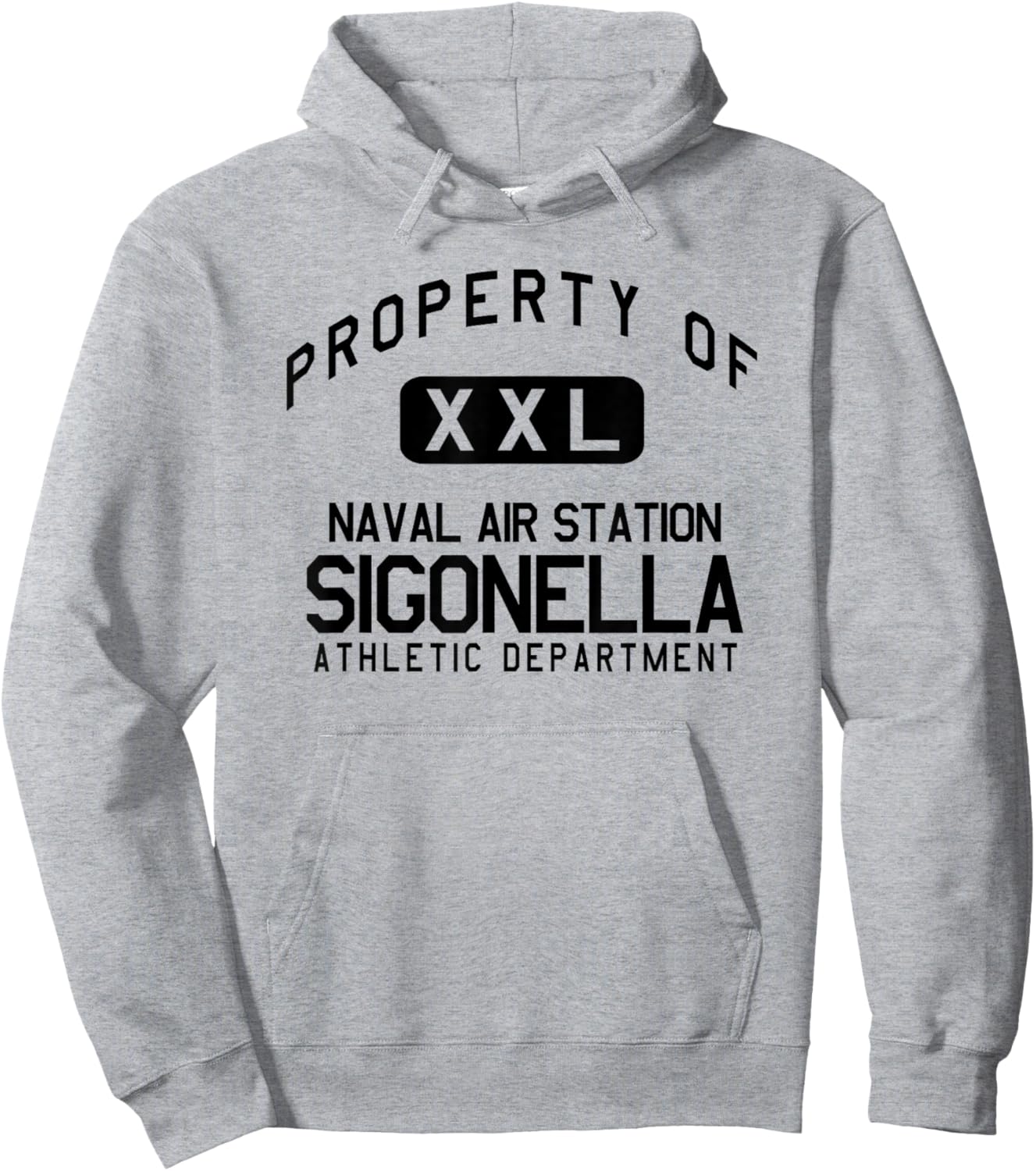 Property of Naval Air Station Sigonella Athletic Department Hoodie - Hoodie | Ash
