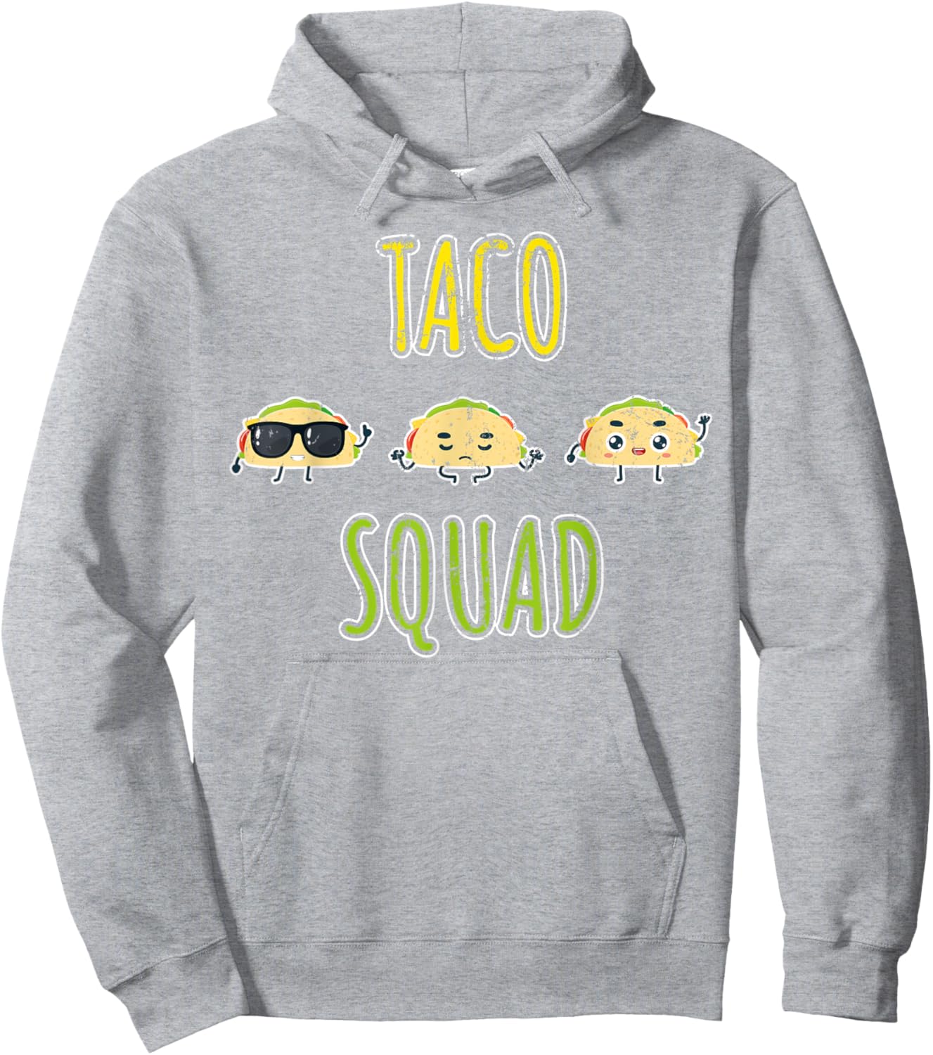 Funny Taco Squad Mexican Cuisine Tacos Lover Foodie Taco Hoodie - Hoodie | Ash