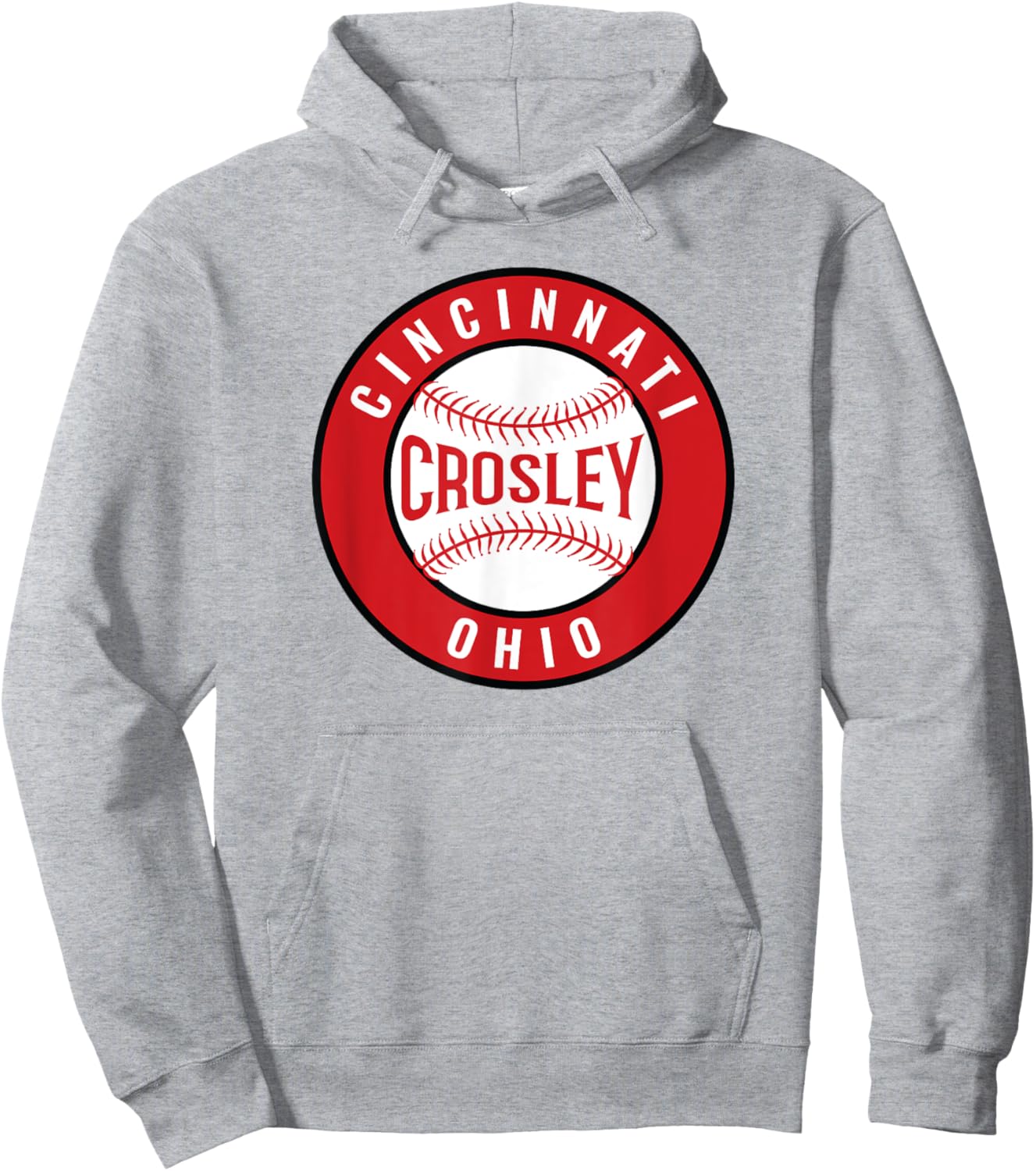 Crosley Field Cincinnati Hoodie - Hoodie | Ash