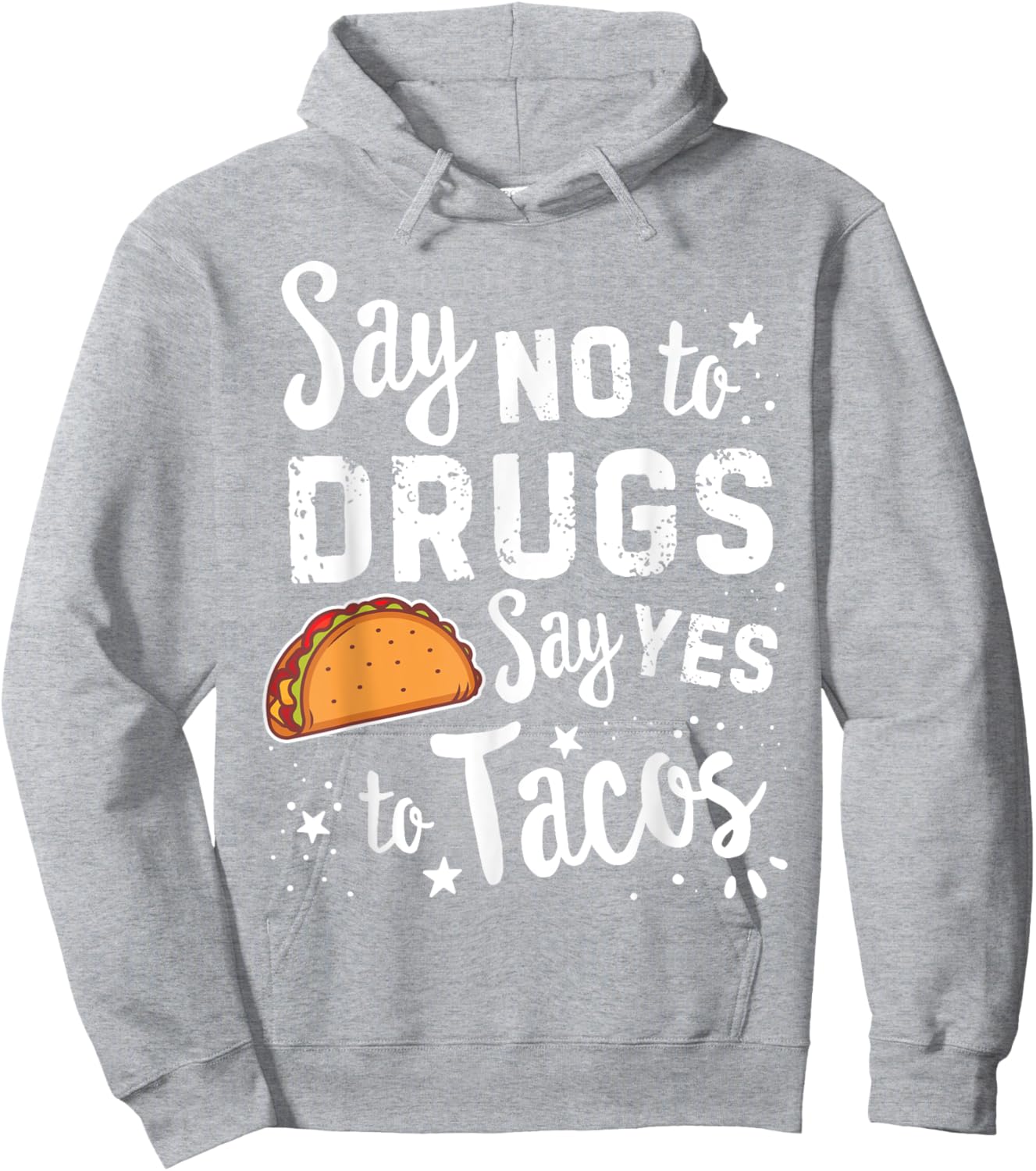 Red Ribbon Week Say No To Say Yes To Tacos Taco Hoodie - Hoodie | Ash